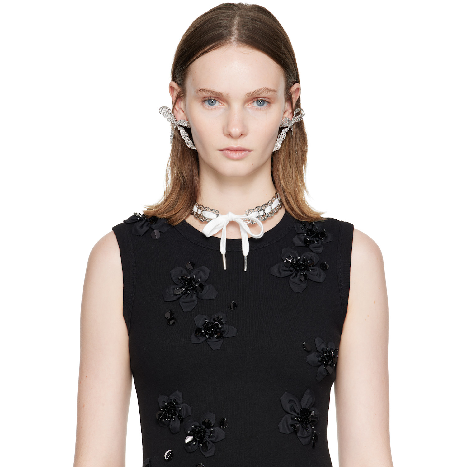  Shushu/tong Braided Lace Choker 