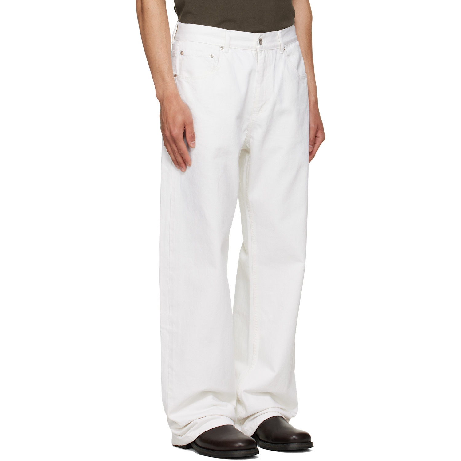  Second/layer Jean Big Papi Blanc 