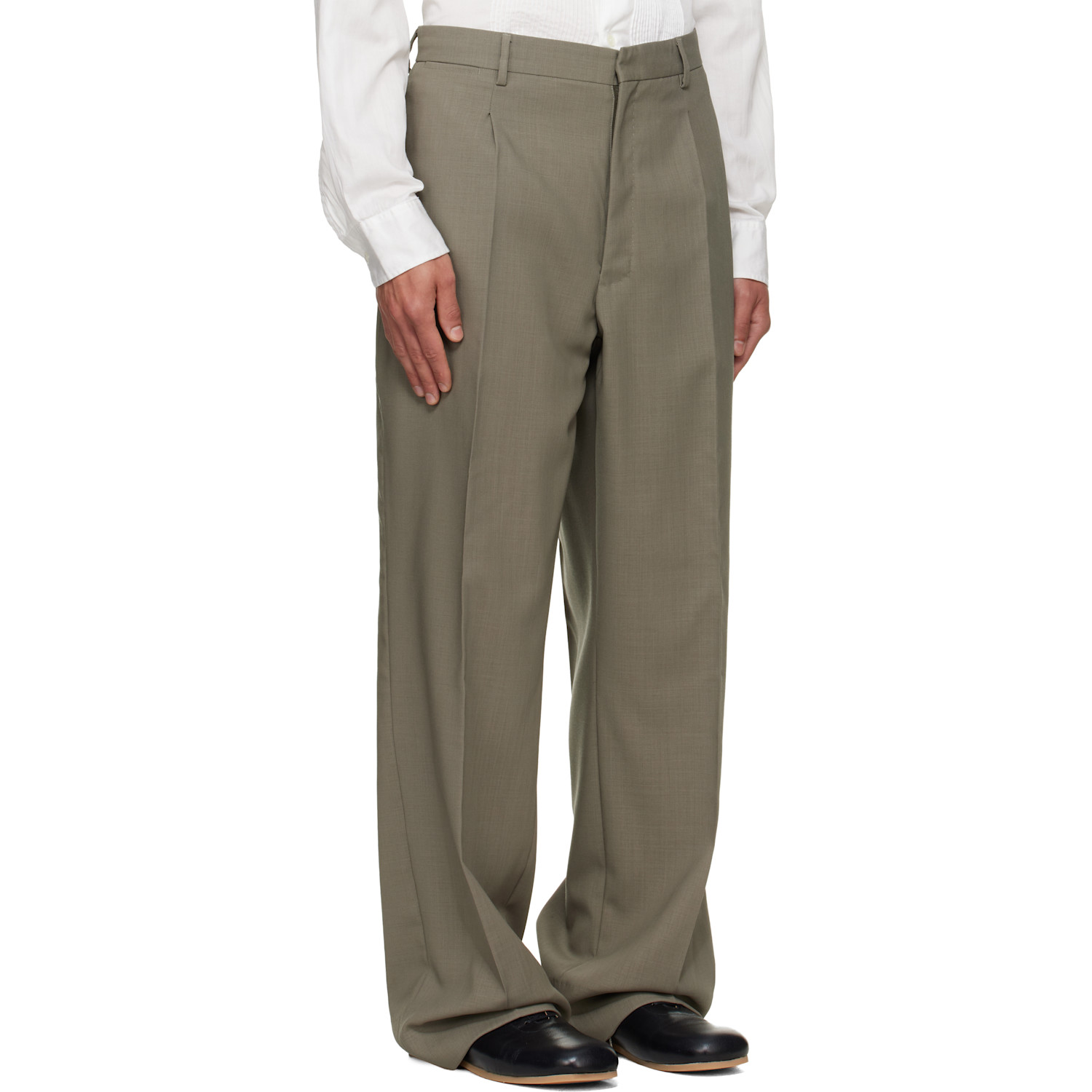  Second/layer Gray Tio Trousers 