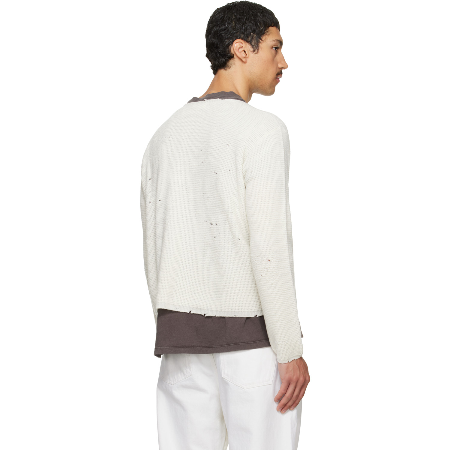  Second/layer Off-white Friends Pullover Sweater 