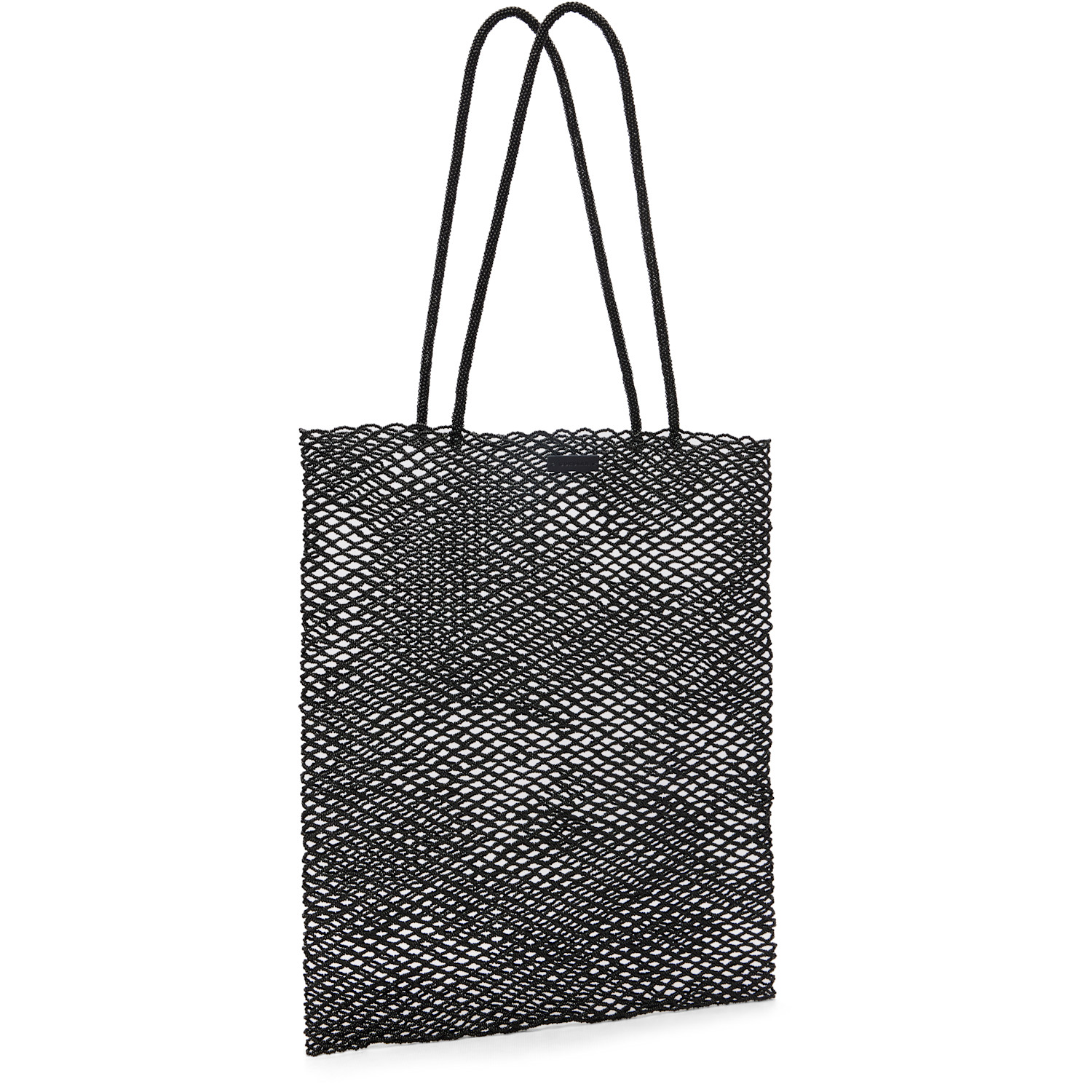  Cordera Black Handmade Beaded Tote 