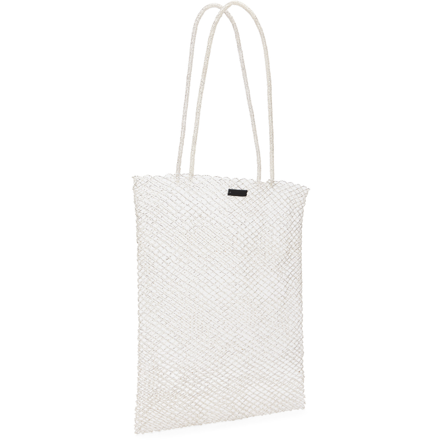 Cordera Silver Handmade Beaded Tote 