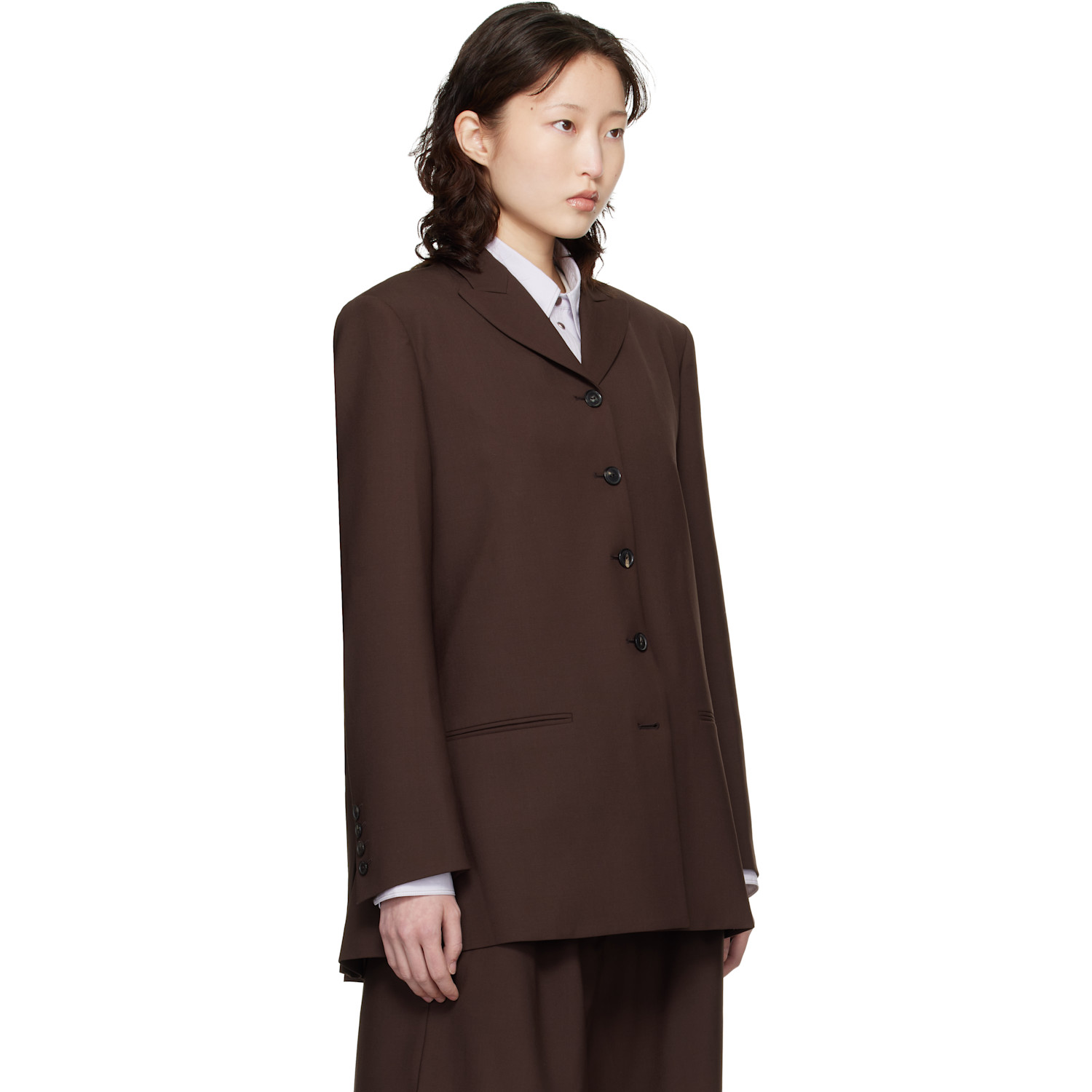  Cordera Brown Tailored Blazer 