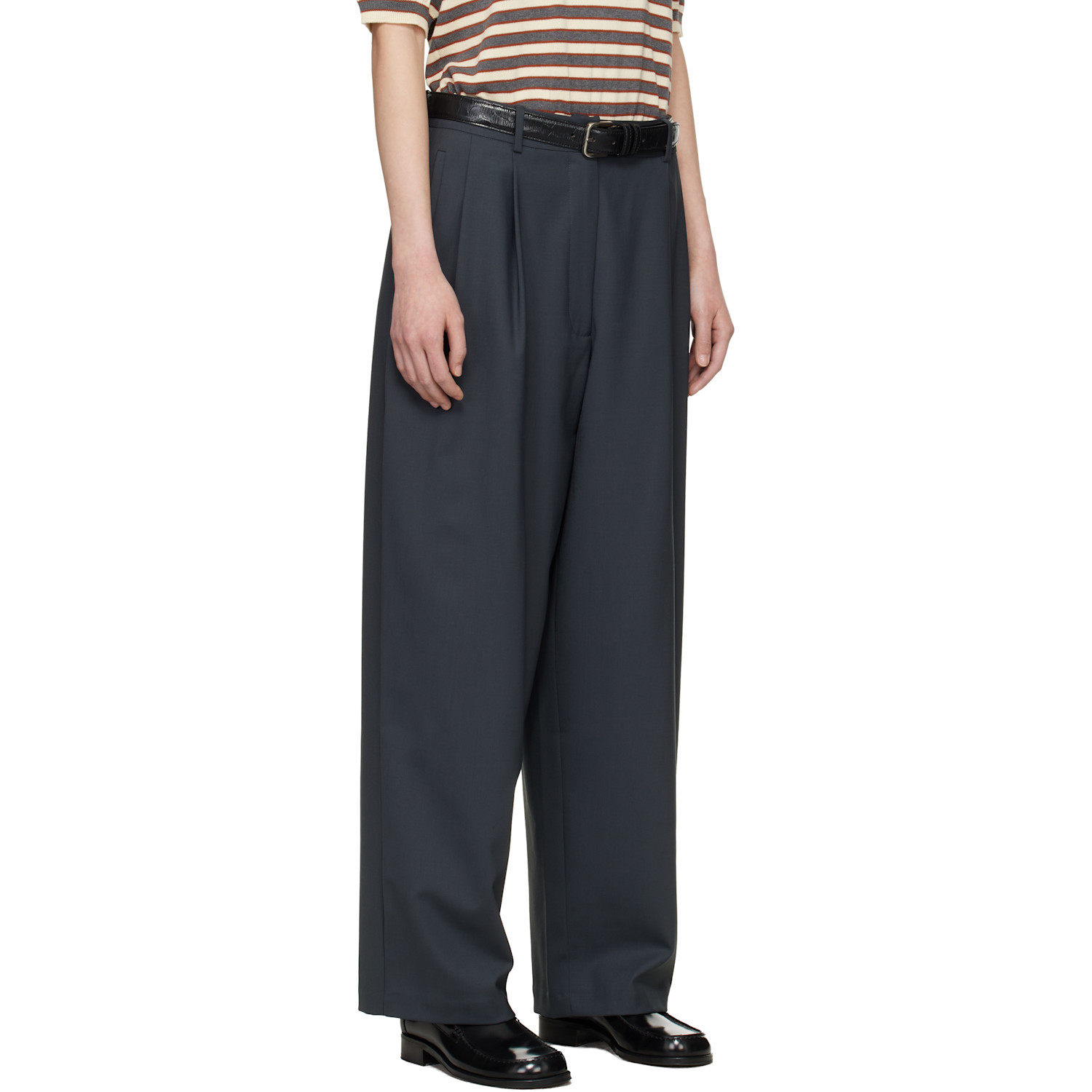 Cordera Gray Tailored Masculine Trousers 