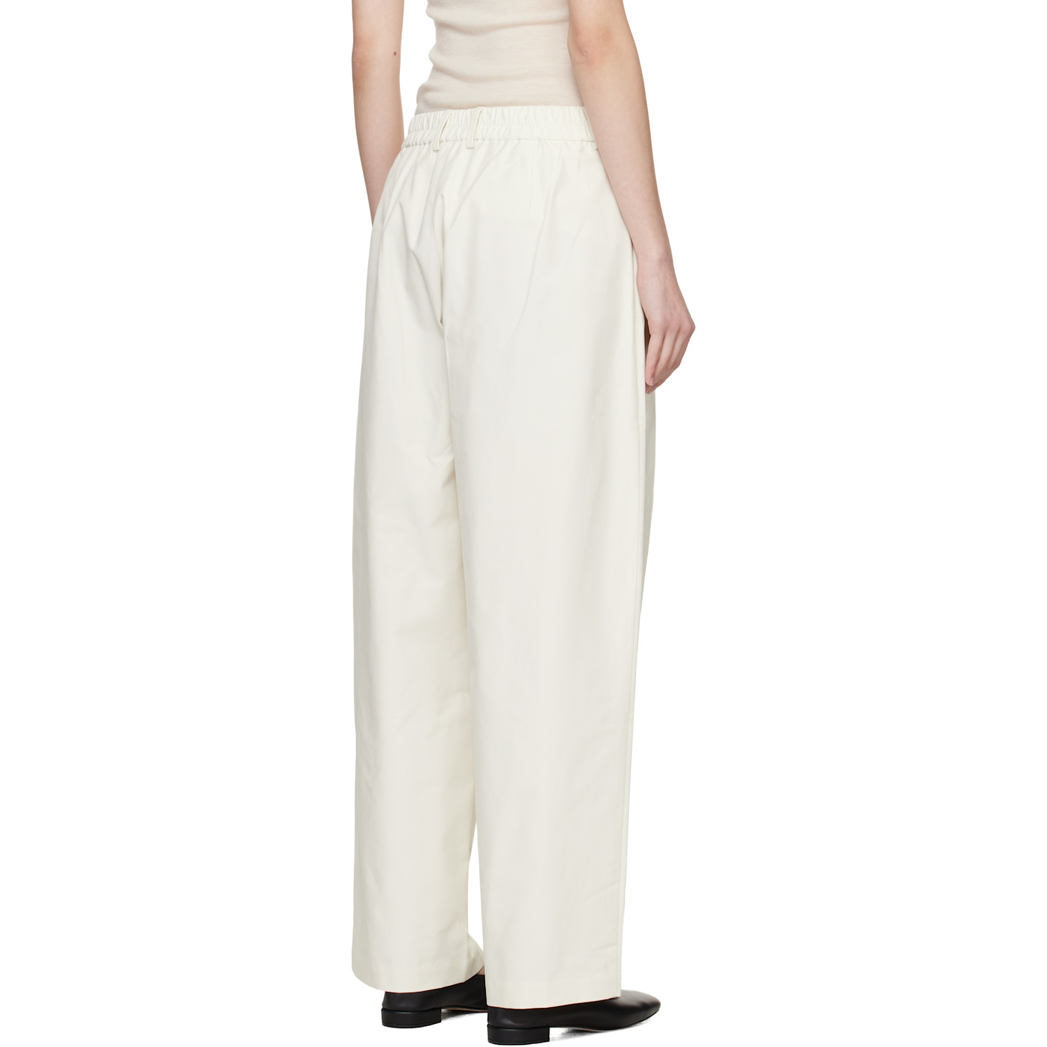  Cordera White Technical Tailored Trousers 