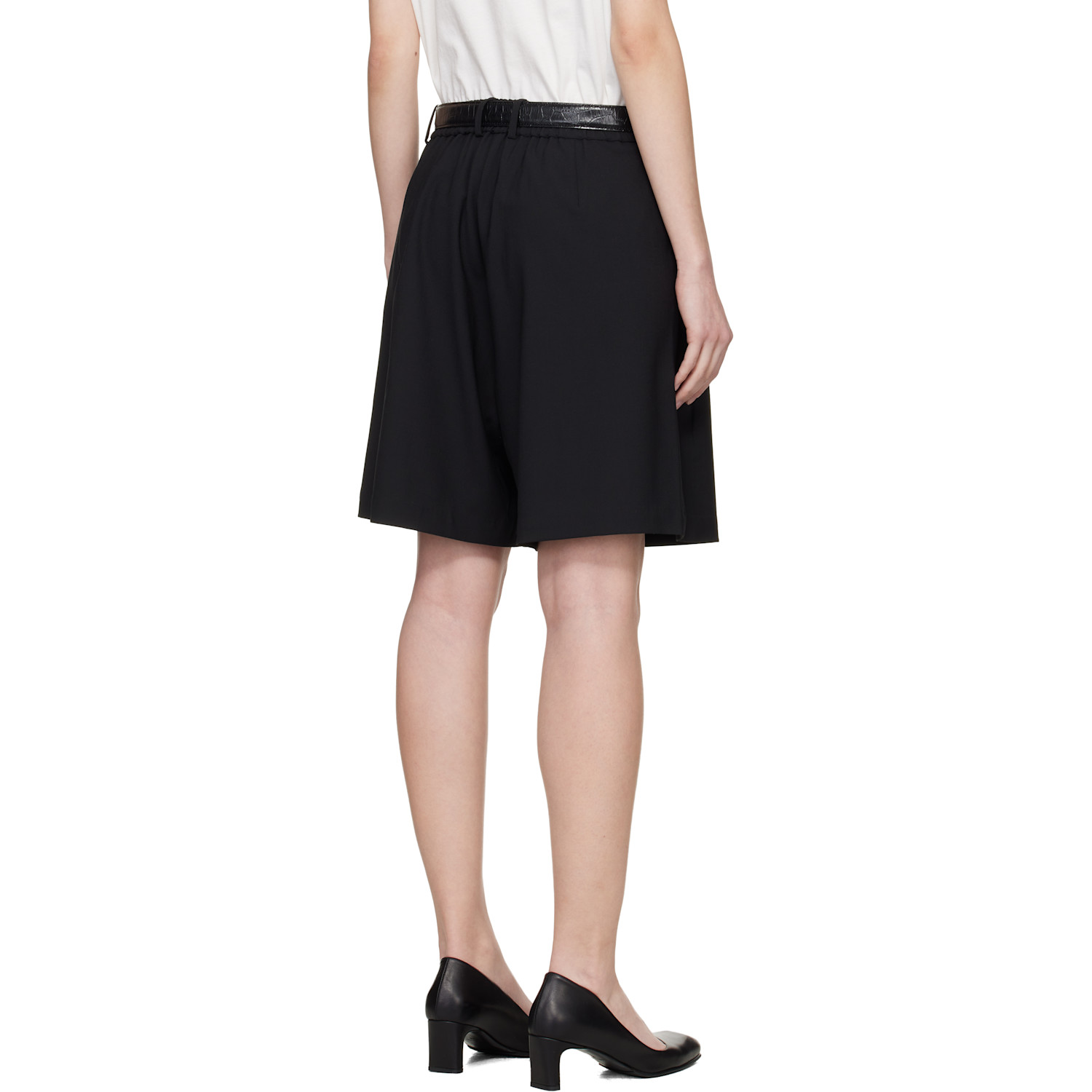  Cordera Black Tailored Bermuda Shorts 