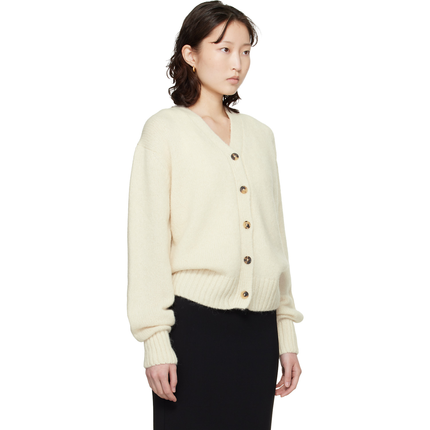  Cordera Off-white Baby Alpaca Cardigan 