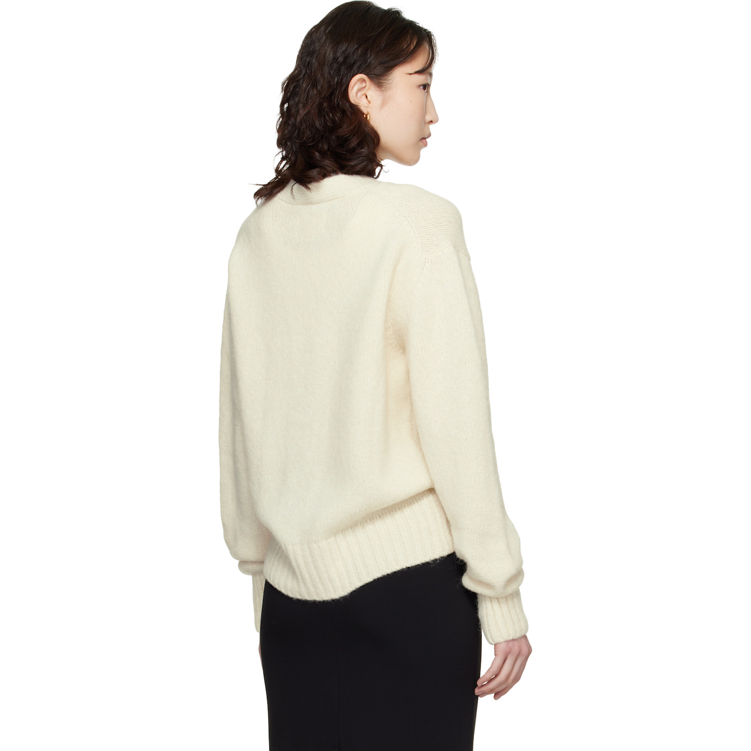  Cordera Off-white Baby Alpaca Cardigan 