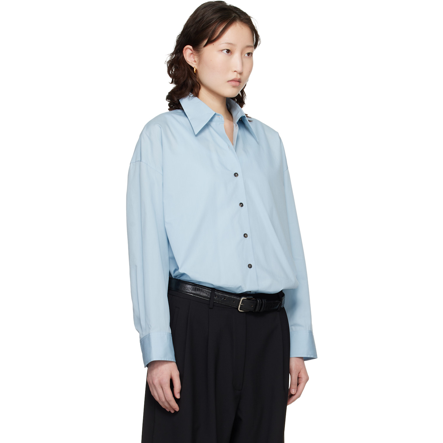  Cordera Blue Oversized Shirt 