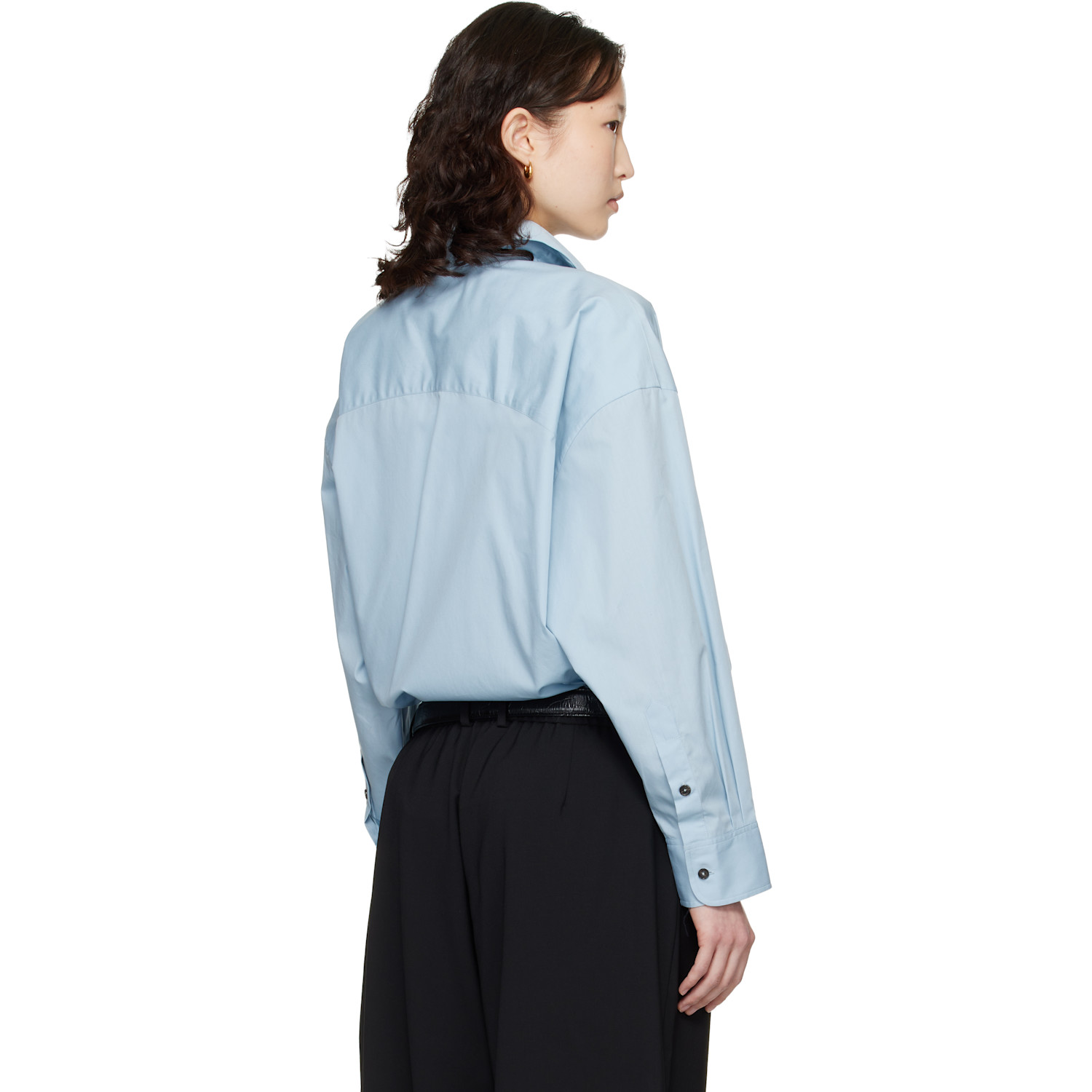  Cordera Blue Oversized Shirt 