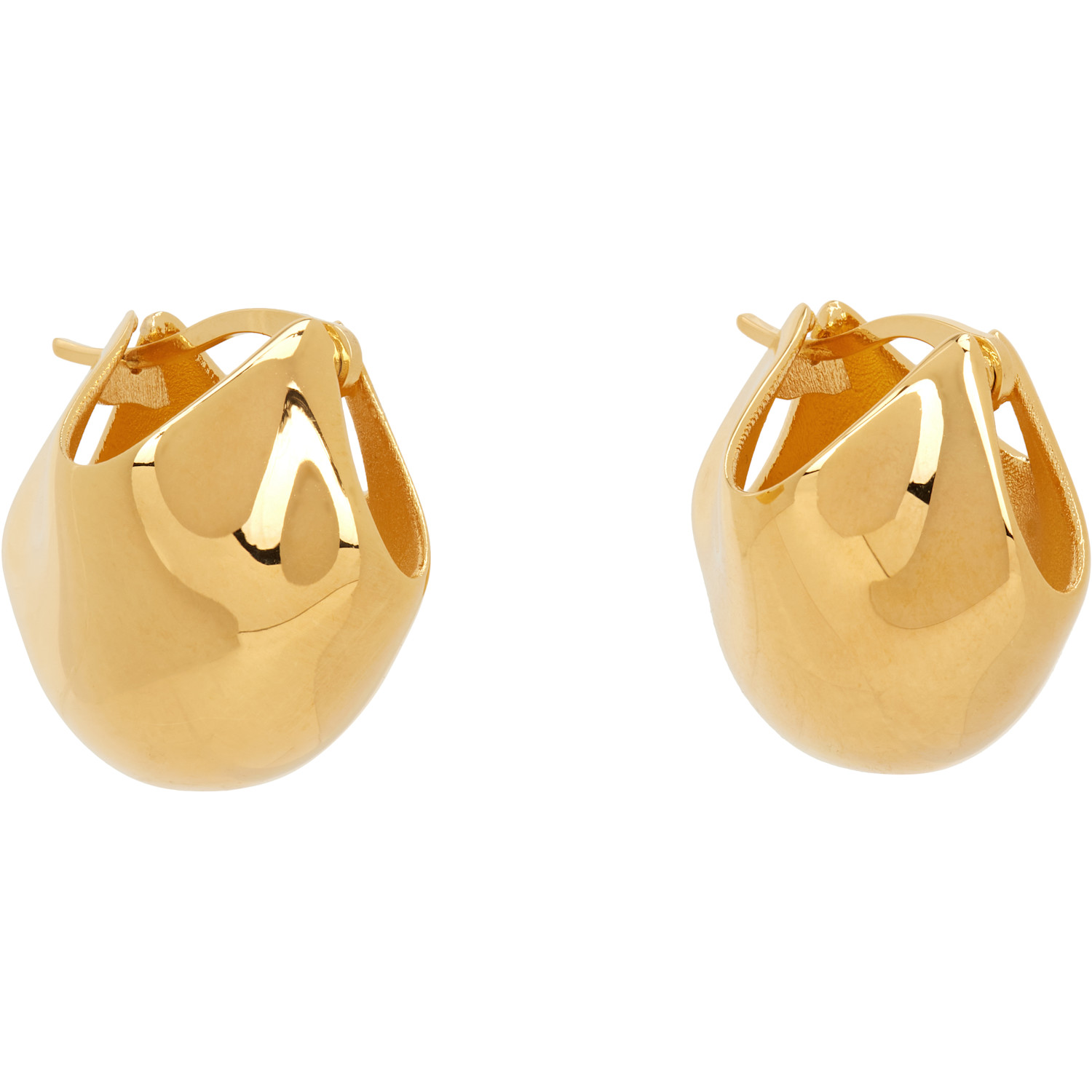  Khaite Small Lotus Earrings 
