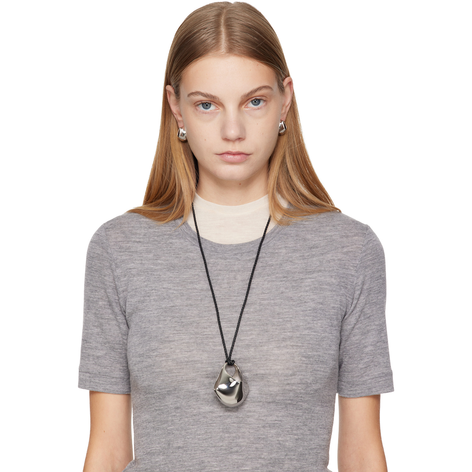  Khaite Medium Lotus Pendant Necklace 