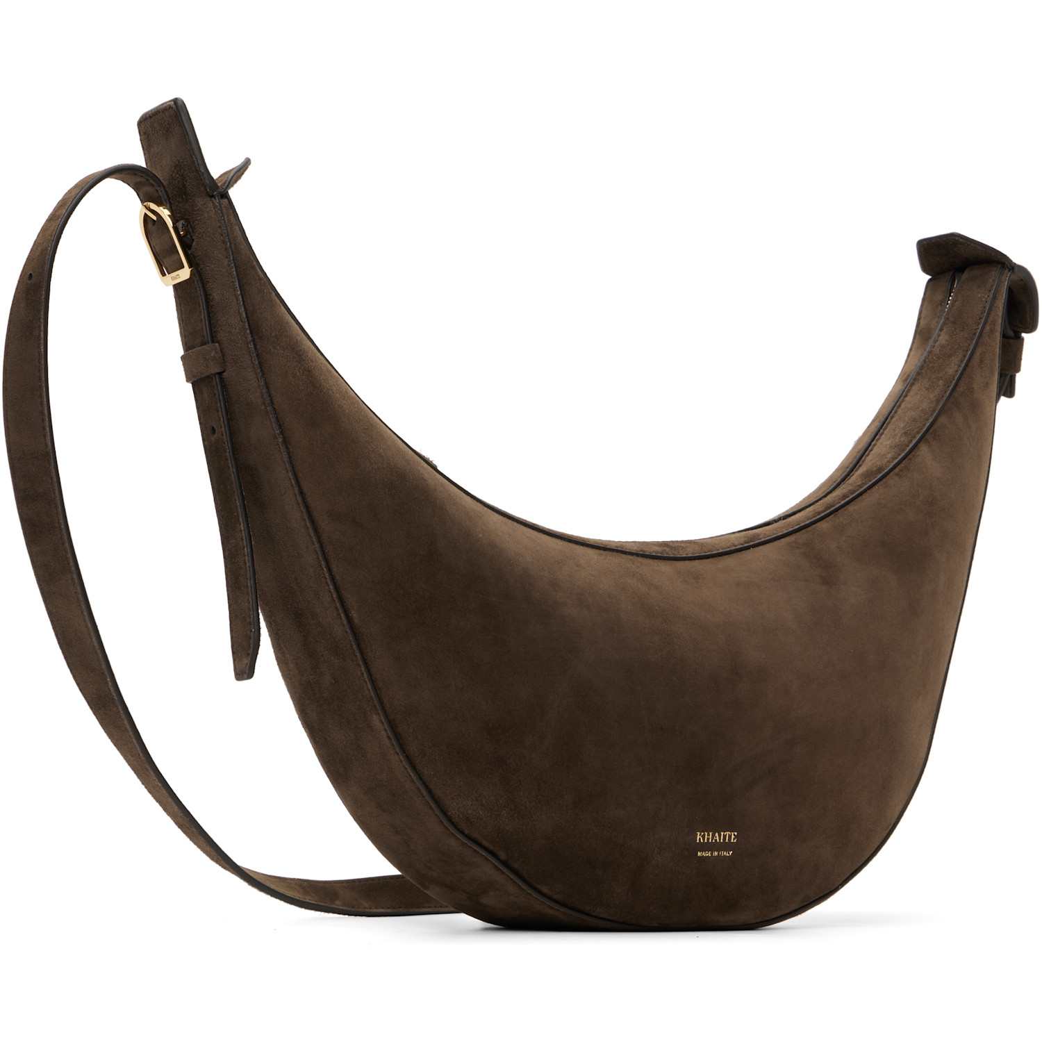  Khaite Brown Small Augustina Crossbody Bag 