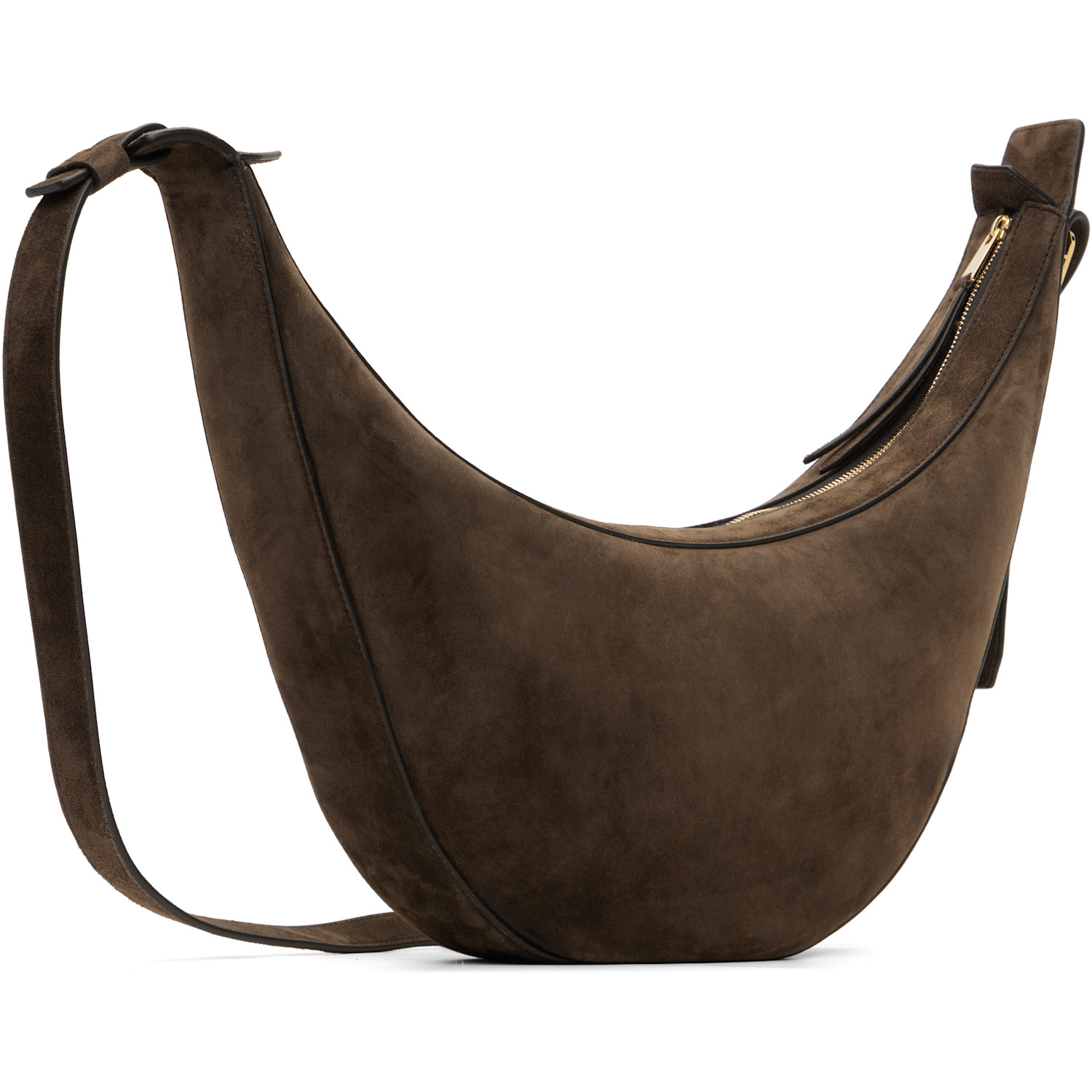  Khaite Brown Small Augustina Crossbody Bag 