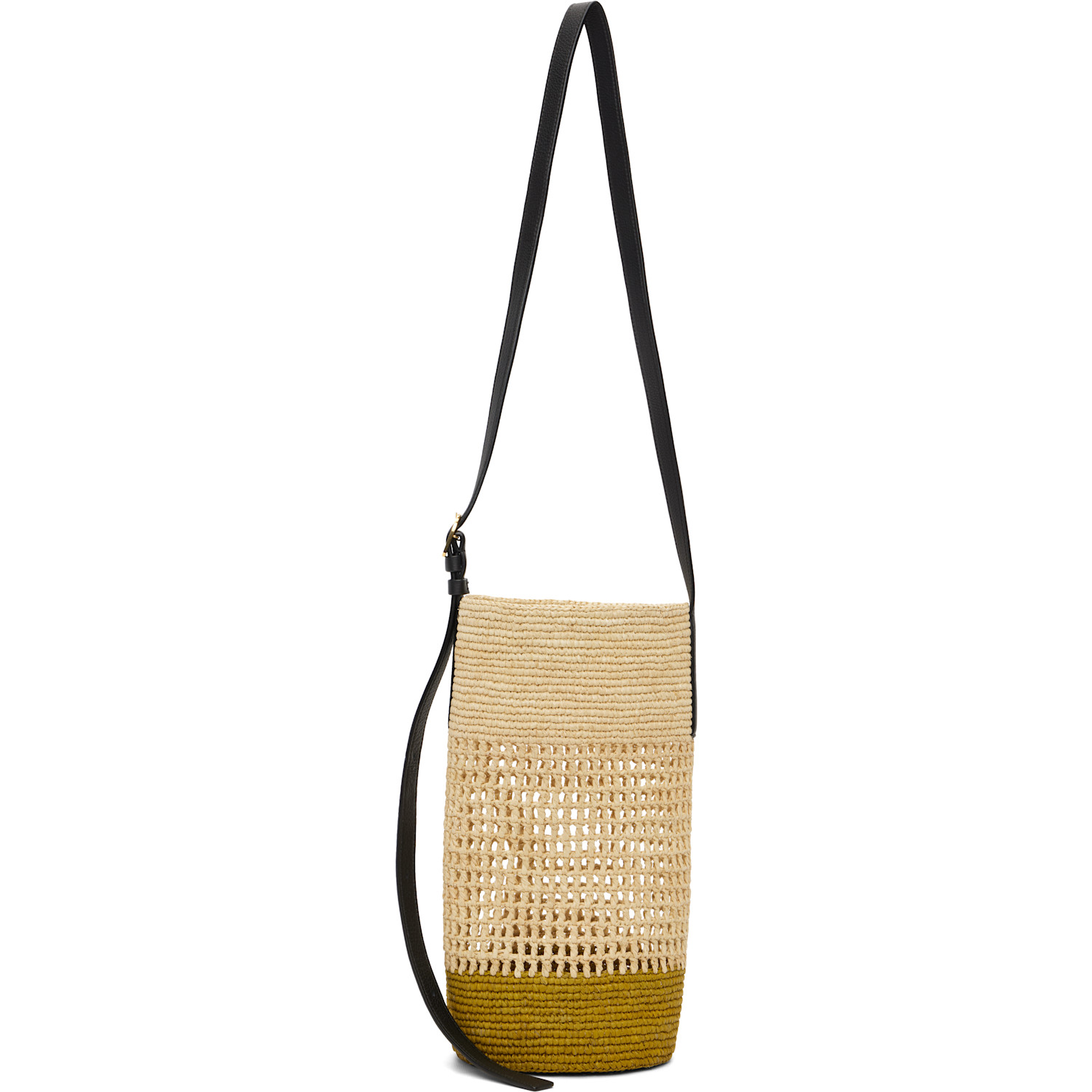 KHAITE Beige & Khaki Small Billie Bucket Bag