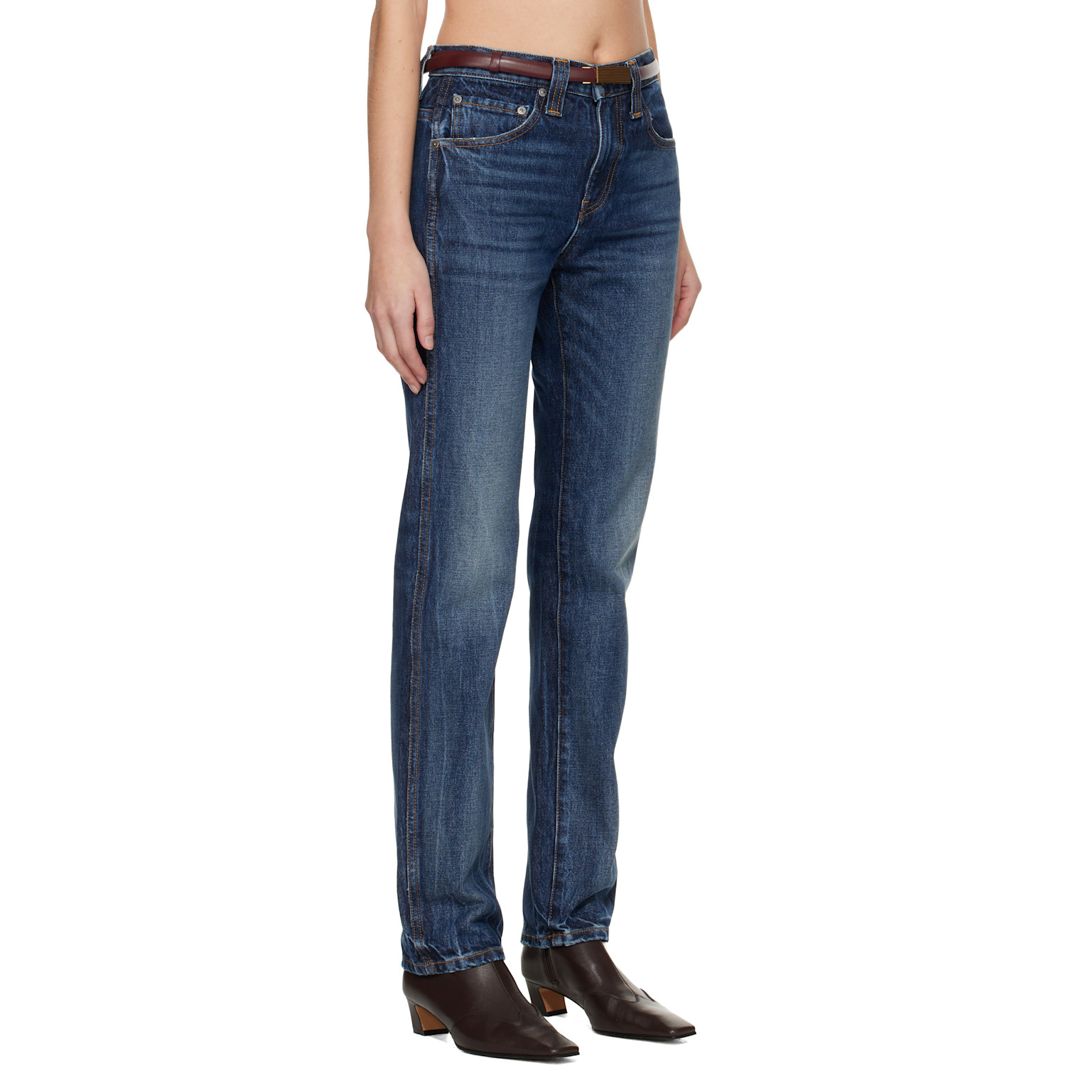 Khaite Blue Farley Jeans 