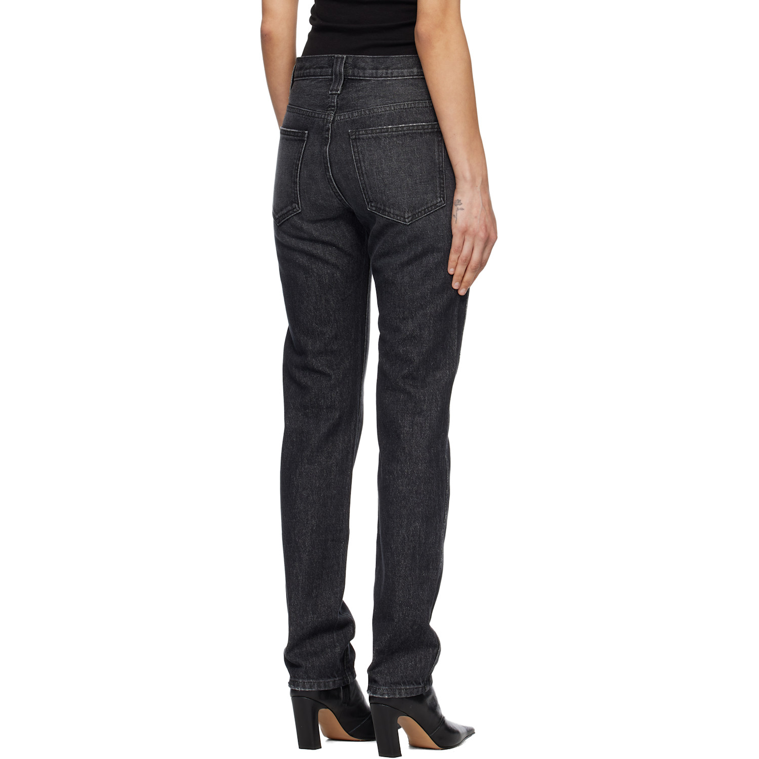  Khaite Black Farley Jeans 