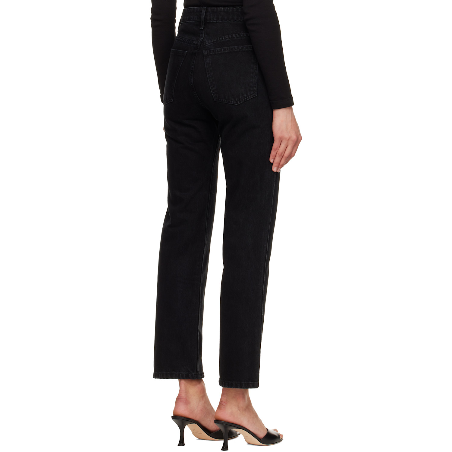  Khaite Black Abigail Jeans 