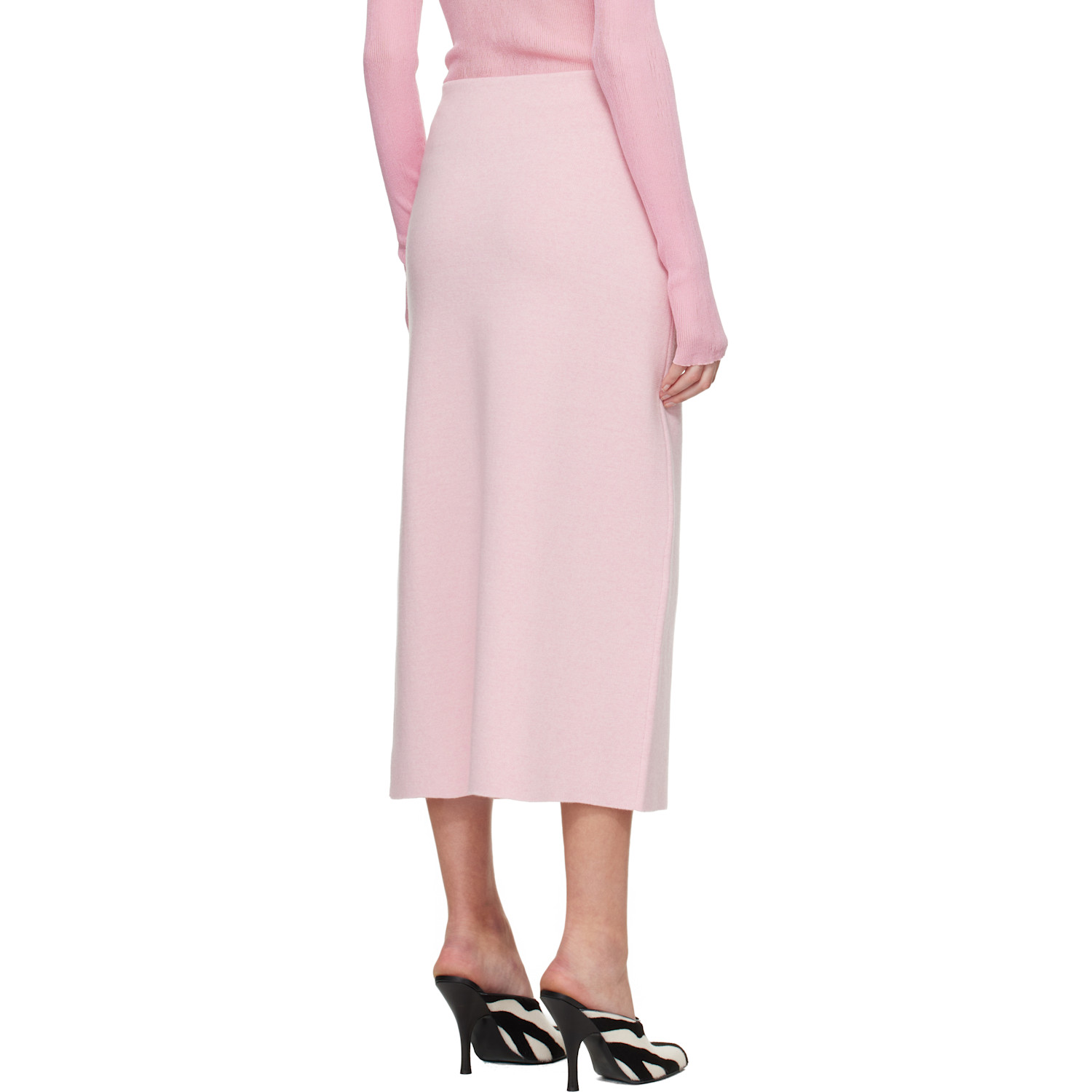  Khaite Pink Patri Maxi Skirt 