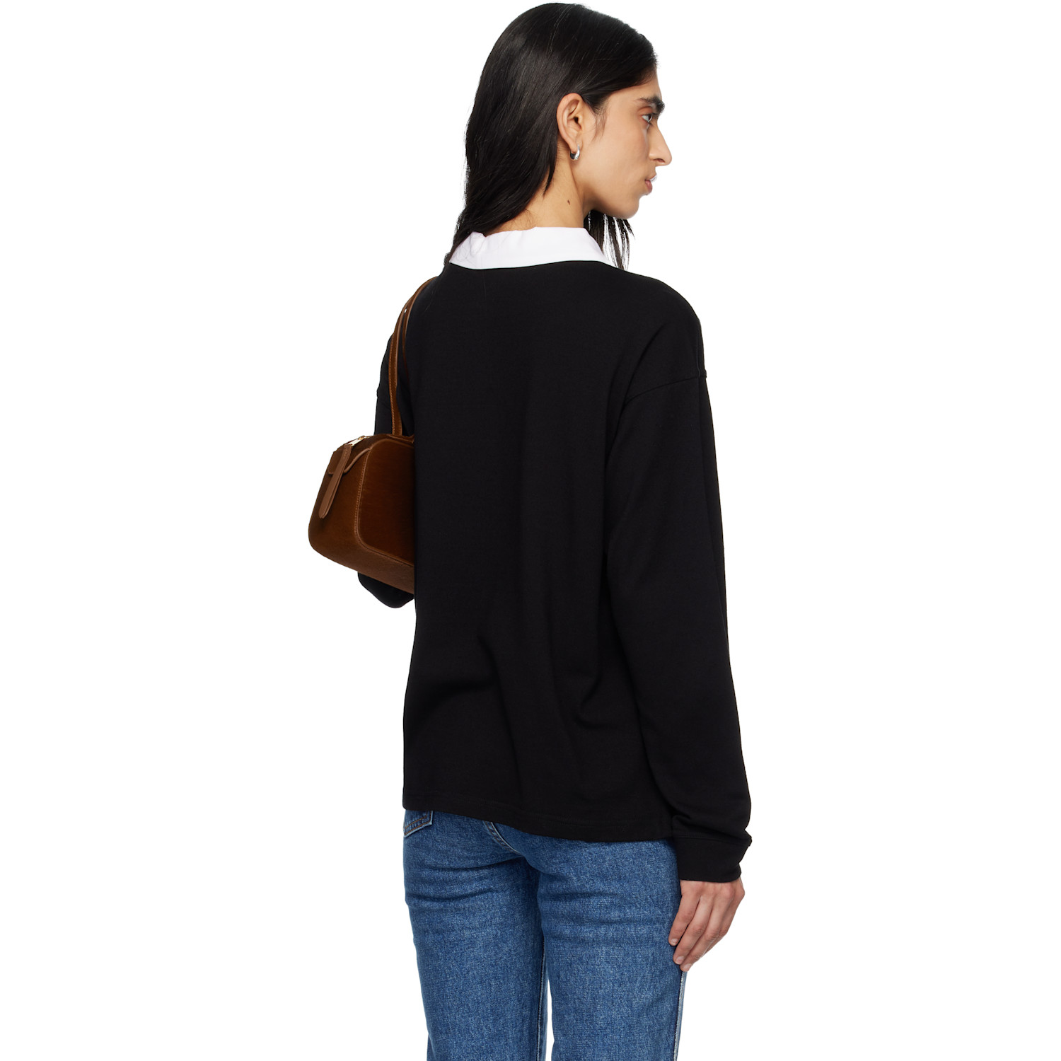  Khaite Black Faithful Polo 
