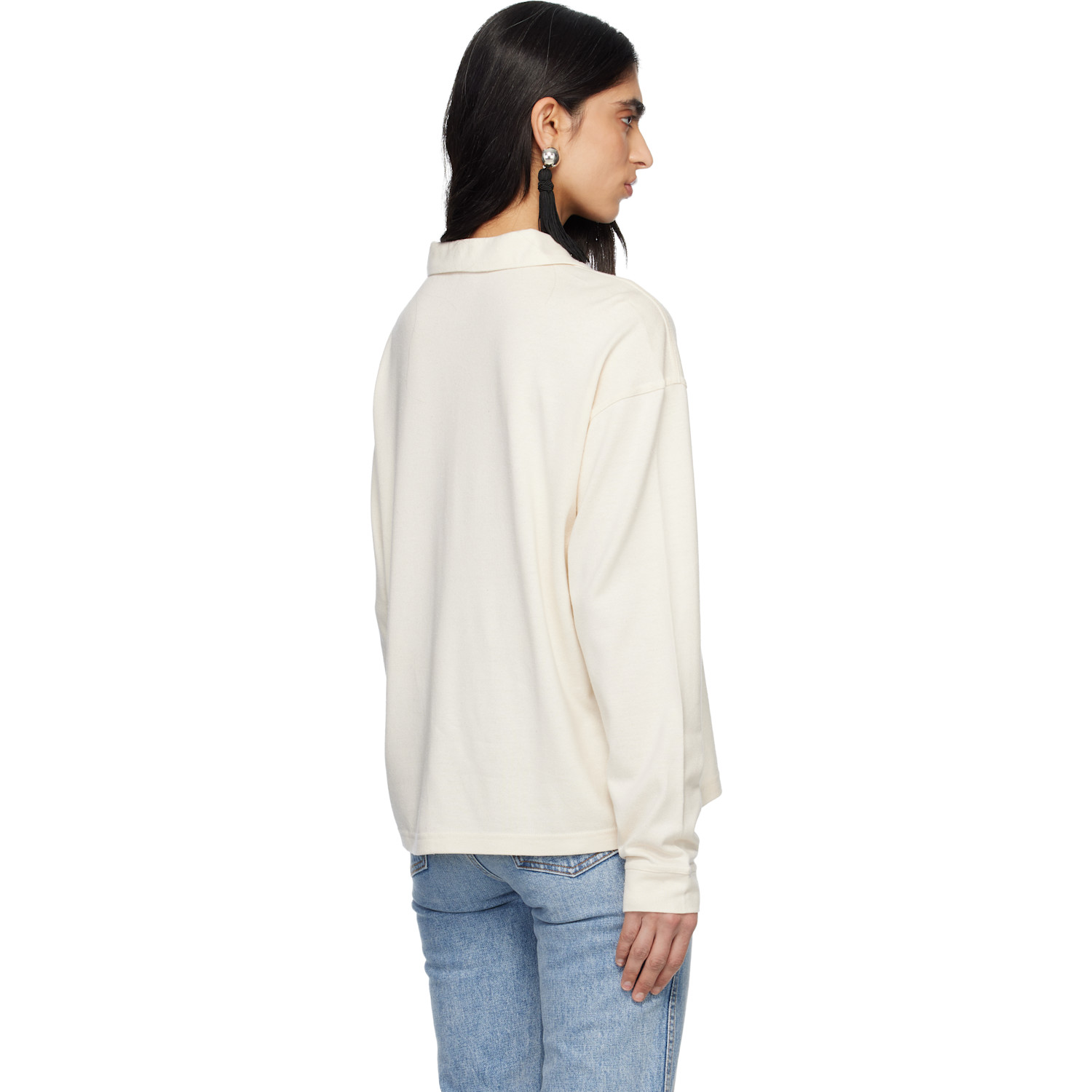  Khaite Off-white Faithful Polo 