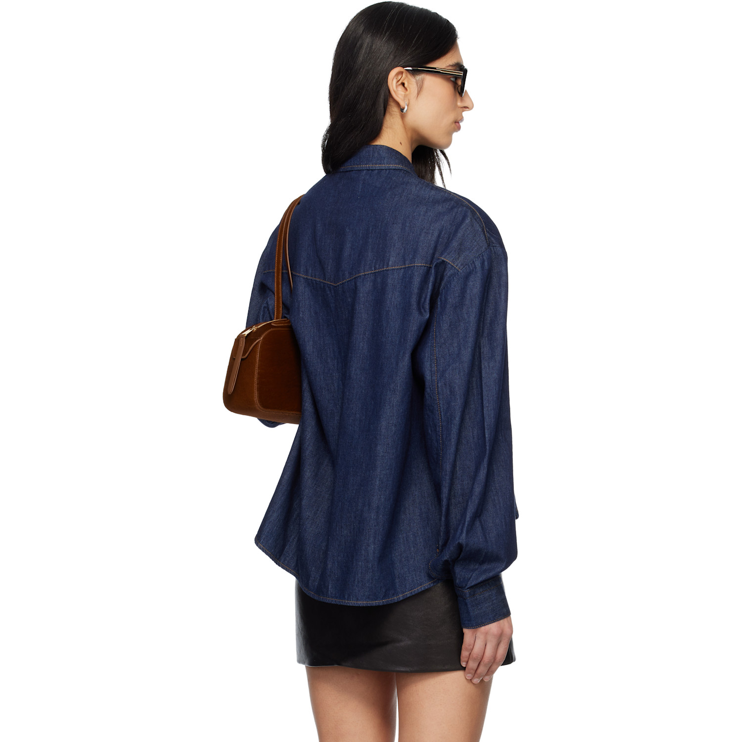  Khaite Navy Grenon Shirt 