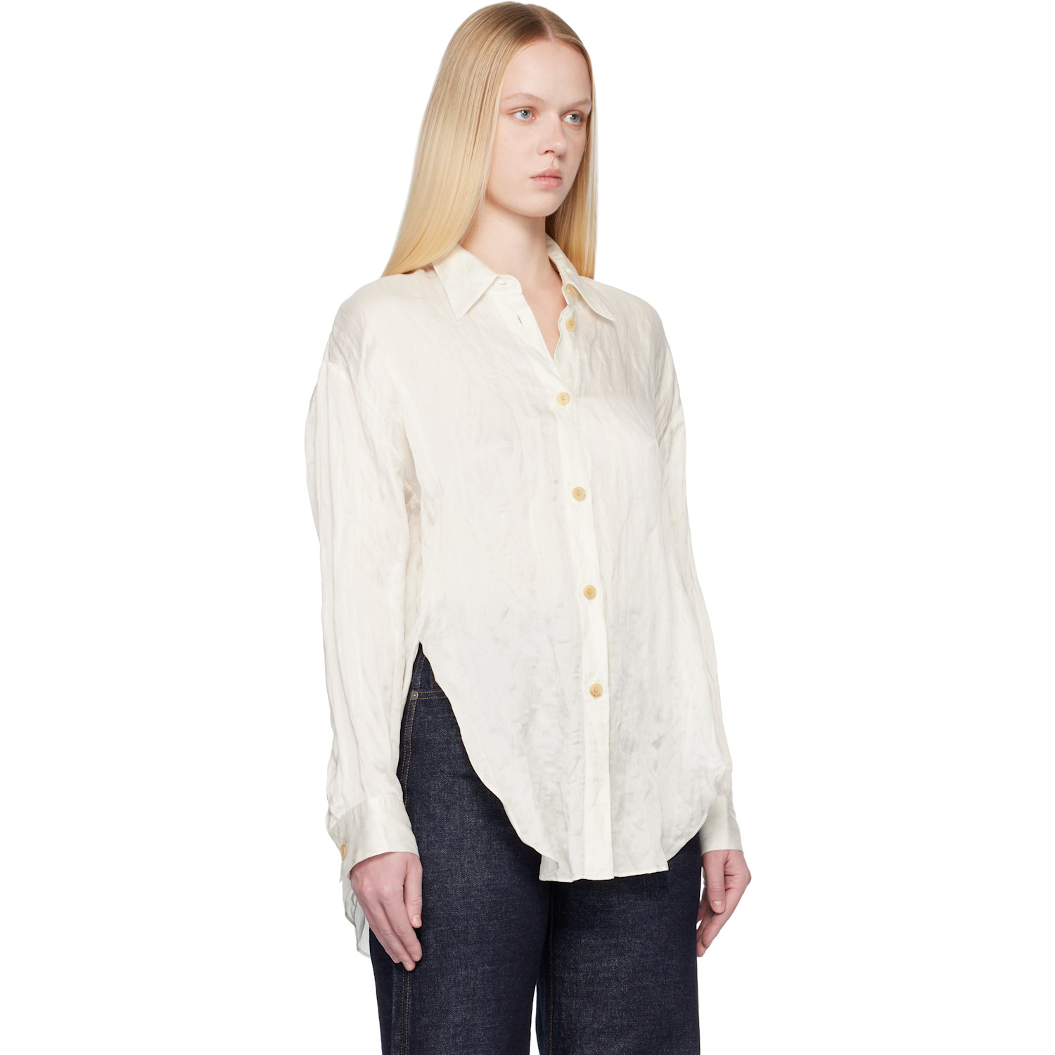  Khaite Off-white Goya Shirt 