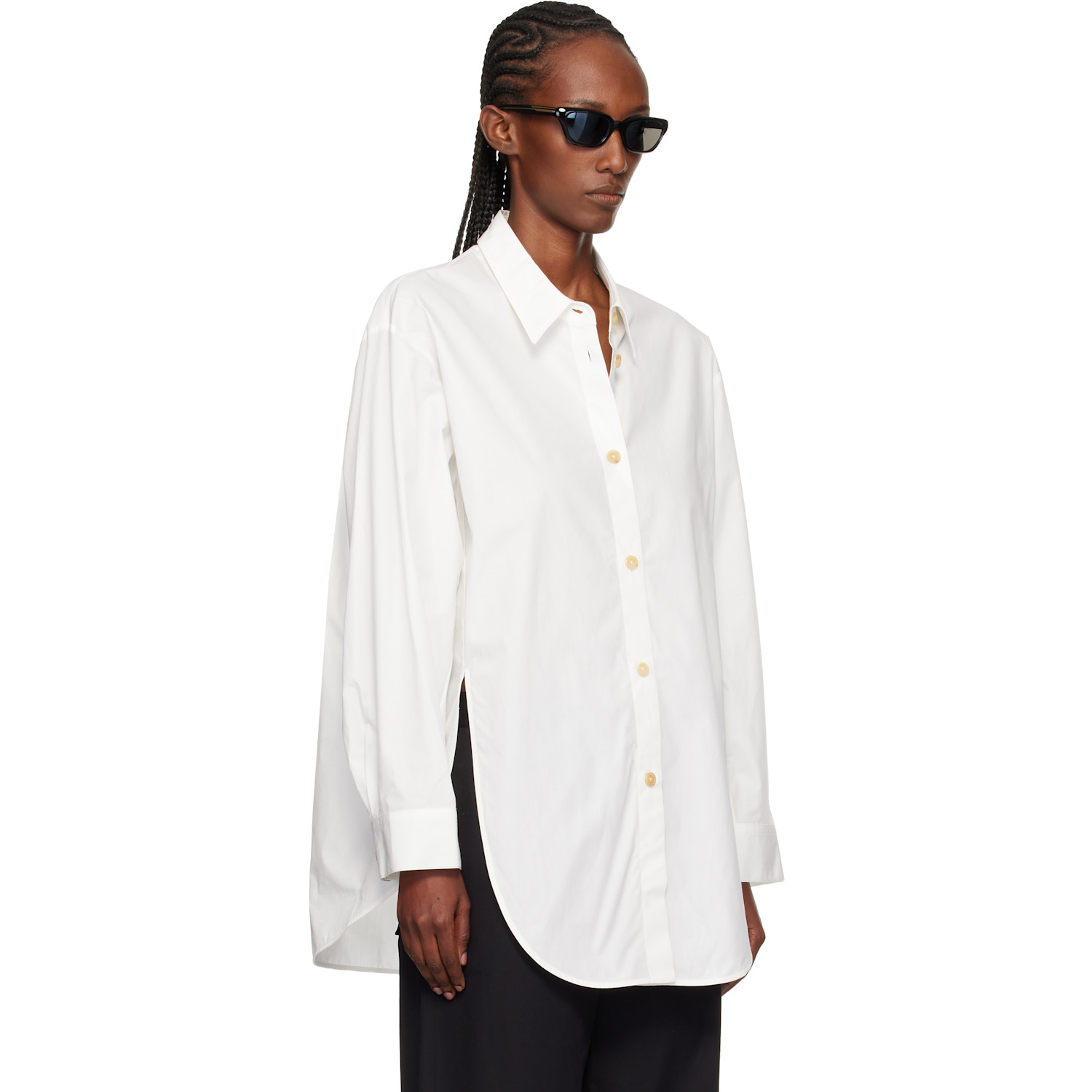  Khaite White Goya Shirt 