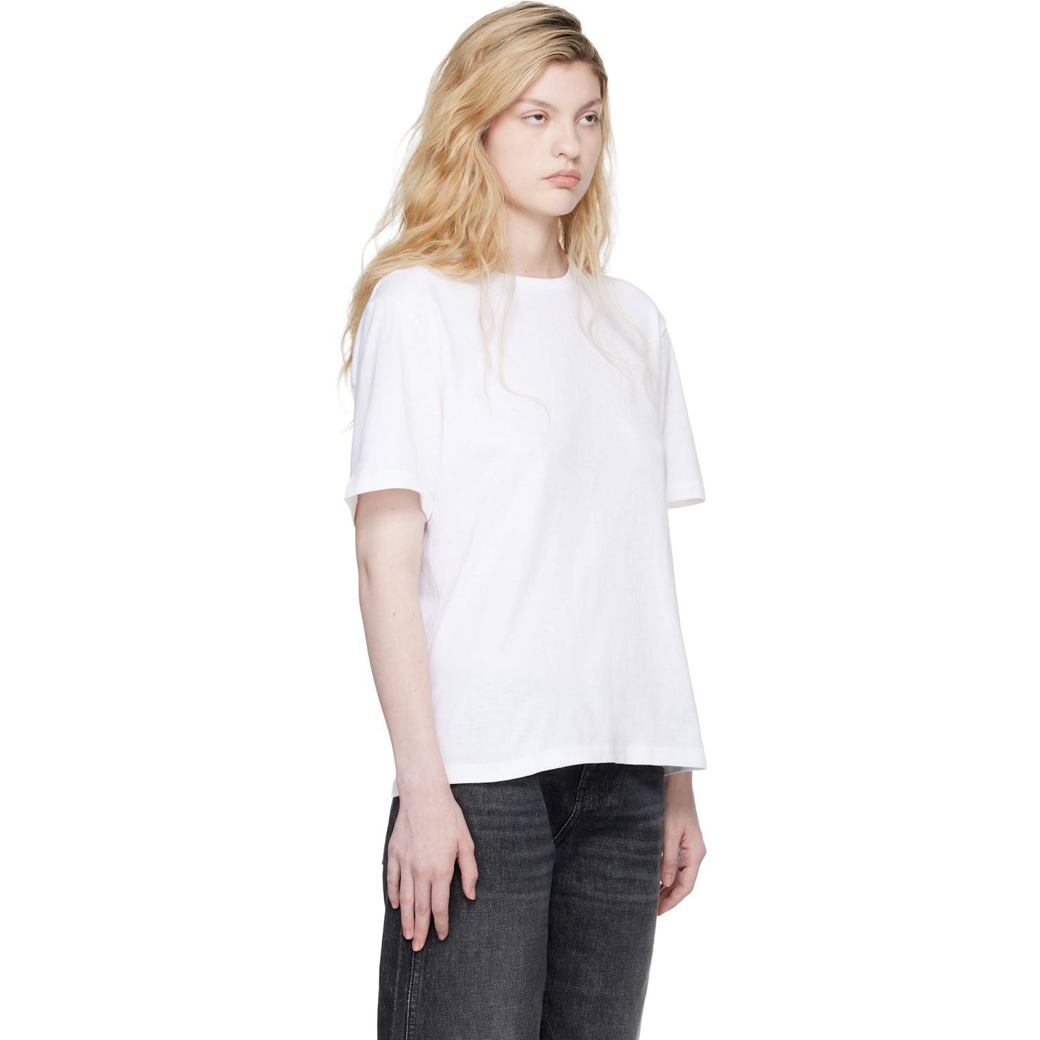  Khaite White Mae T-shirt 