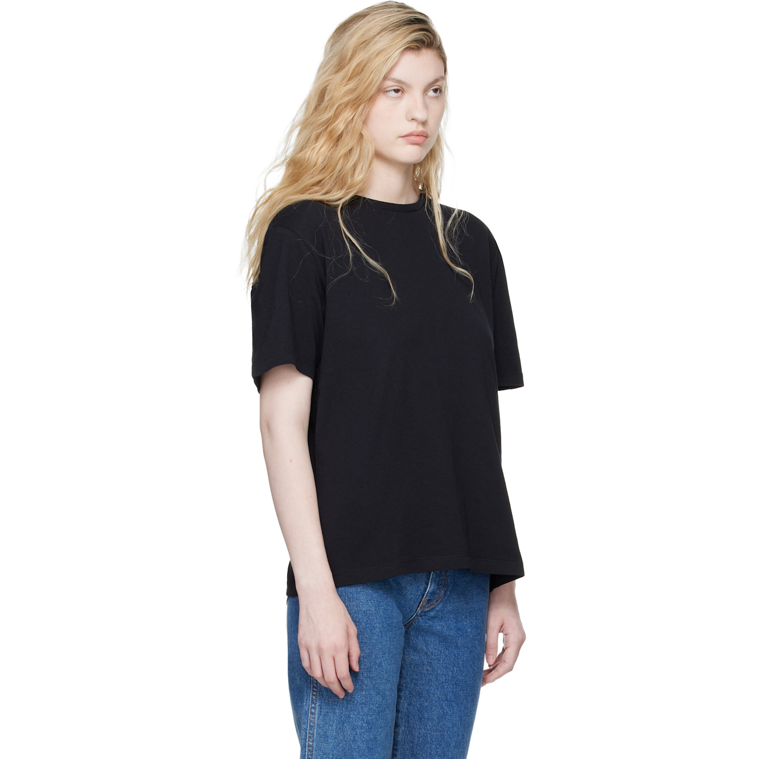  Khaite Black Mae T-shirt 