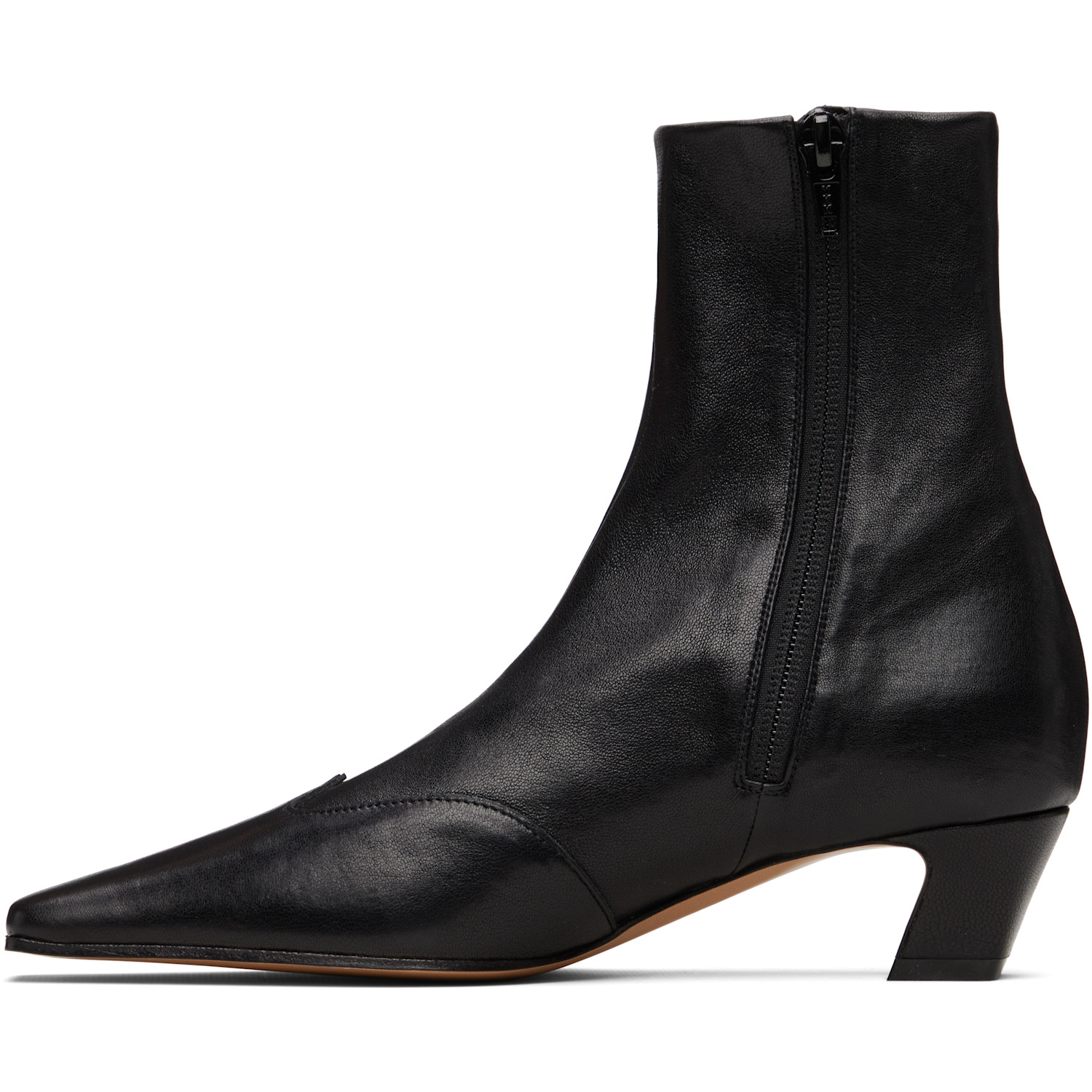  Khaite Black Nevada Stretch Low Boots 