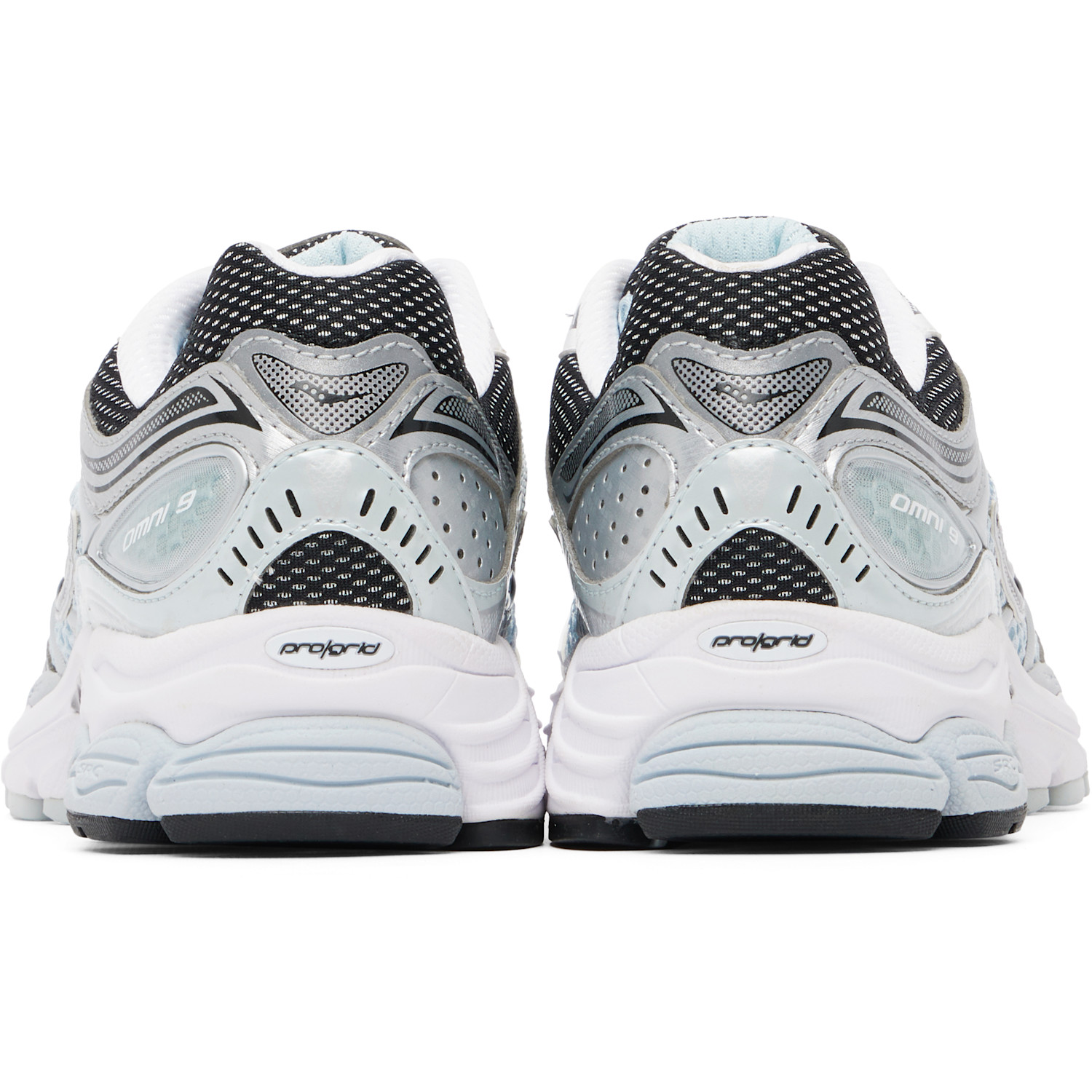 Saucony Gray & Blue Progrid Omni 9 Sneakers 