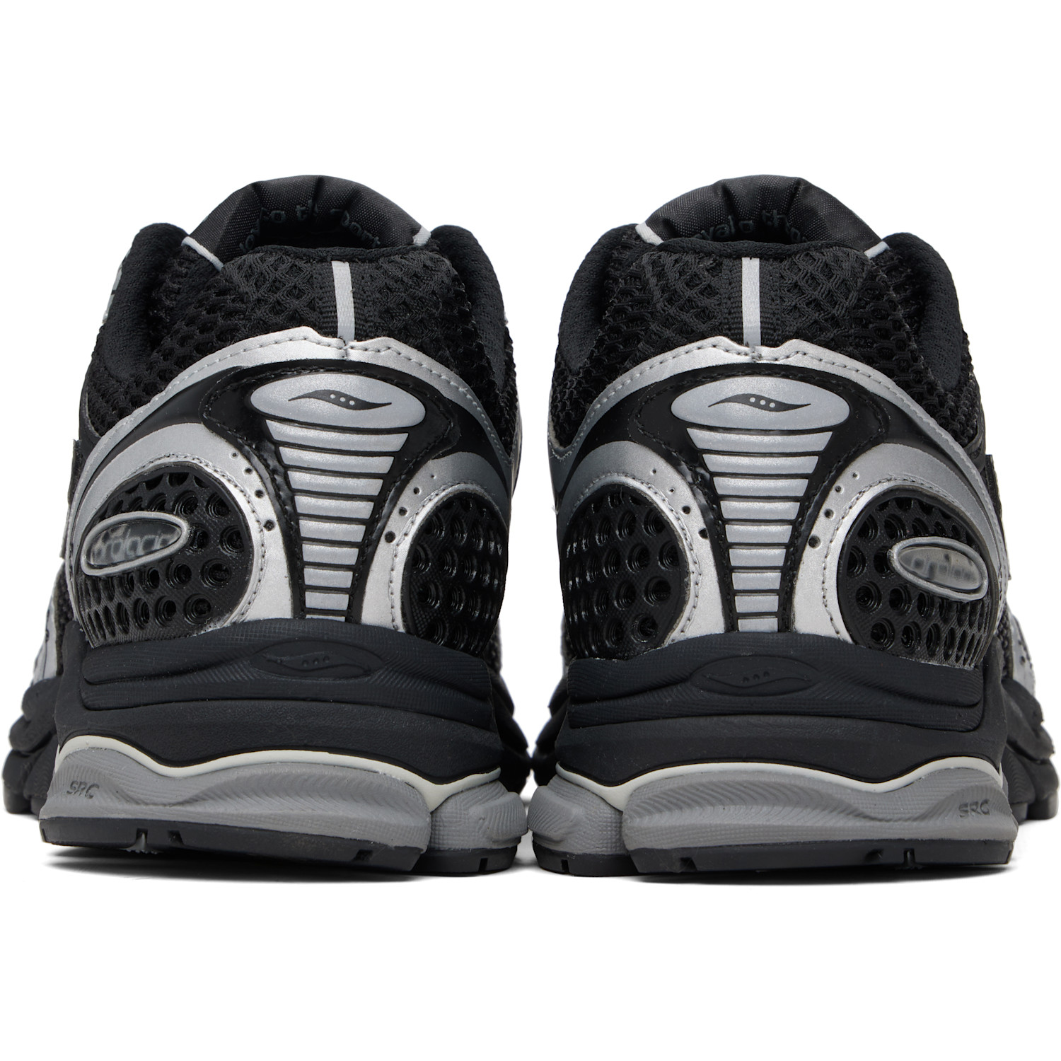  Saucony Black & Silver Progrid Triumph 4 Sneakers 