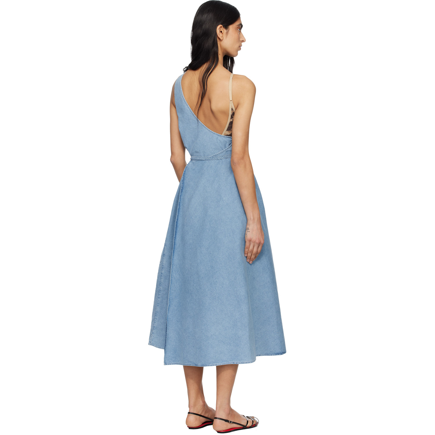  Baserange Blue Eye Denim Midi Dress 