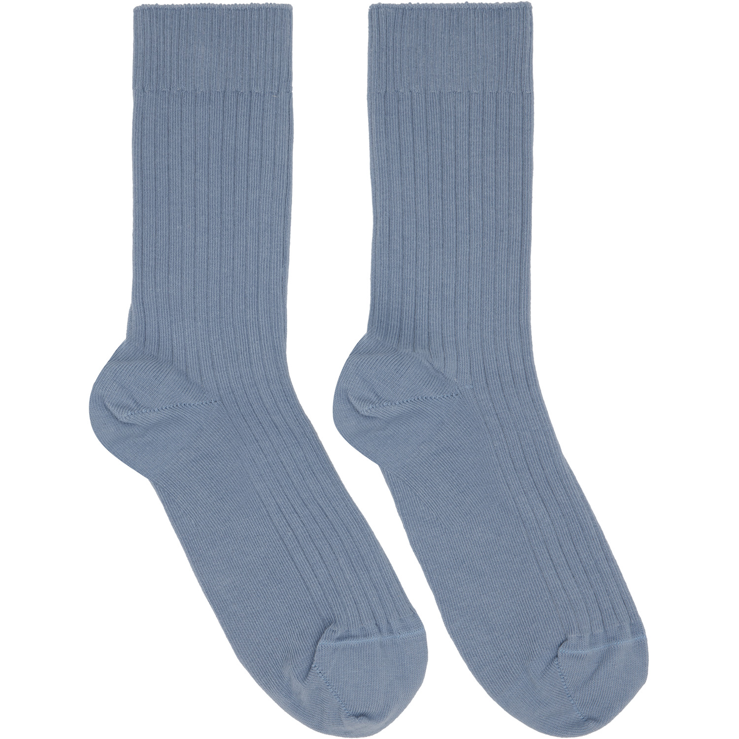 Baserange Three-pack Multicolor Cotton Rib Overankle Socks 