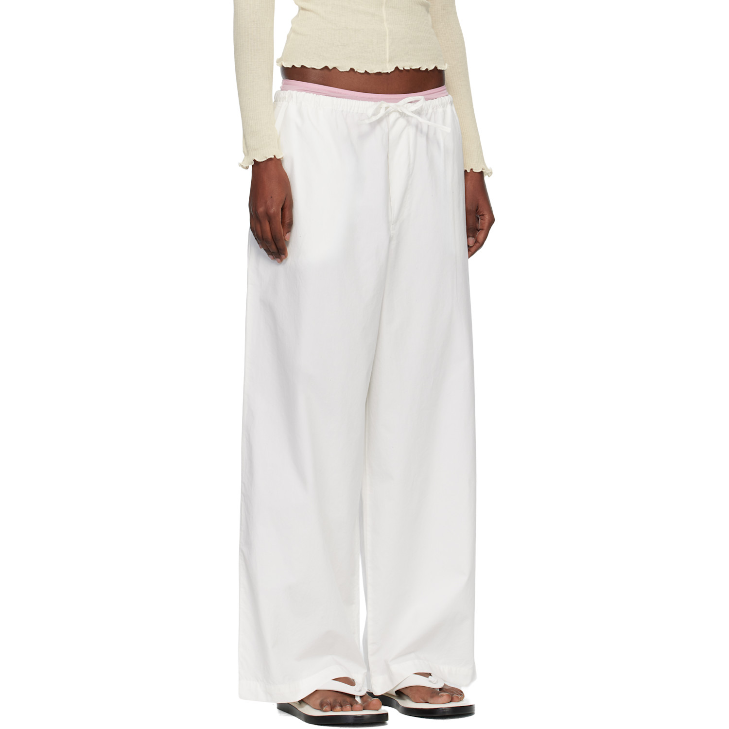  Baserange White Kolla Lounge Pants 