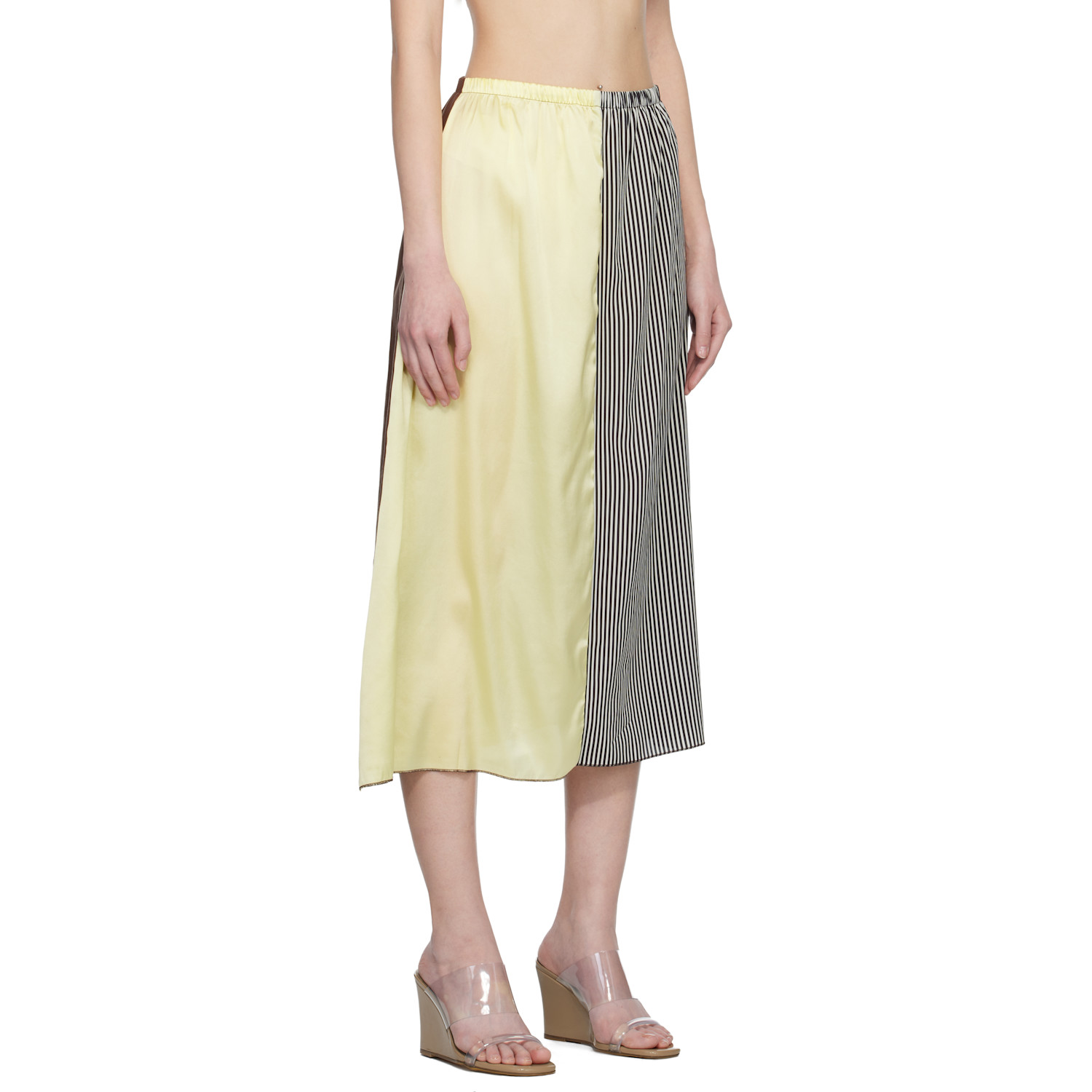  Baserange Ssense Exclusive Multicolor Vesa Midi Skirt 