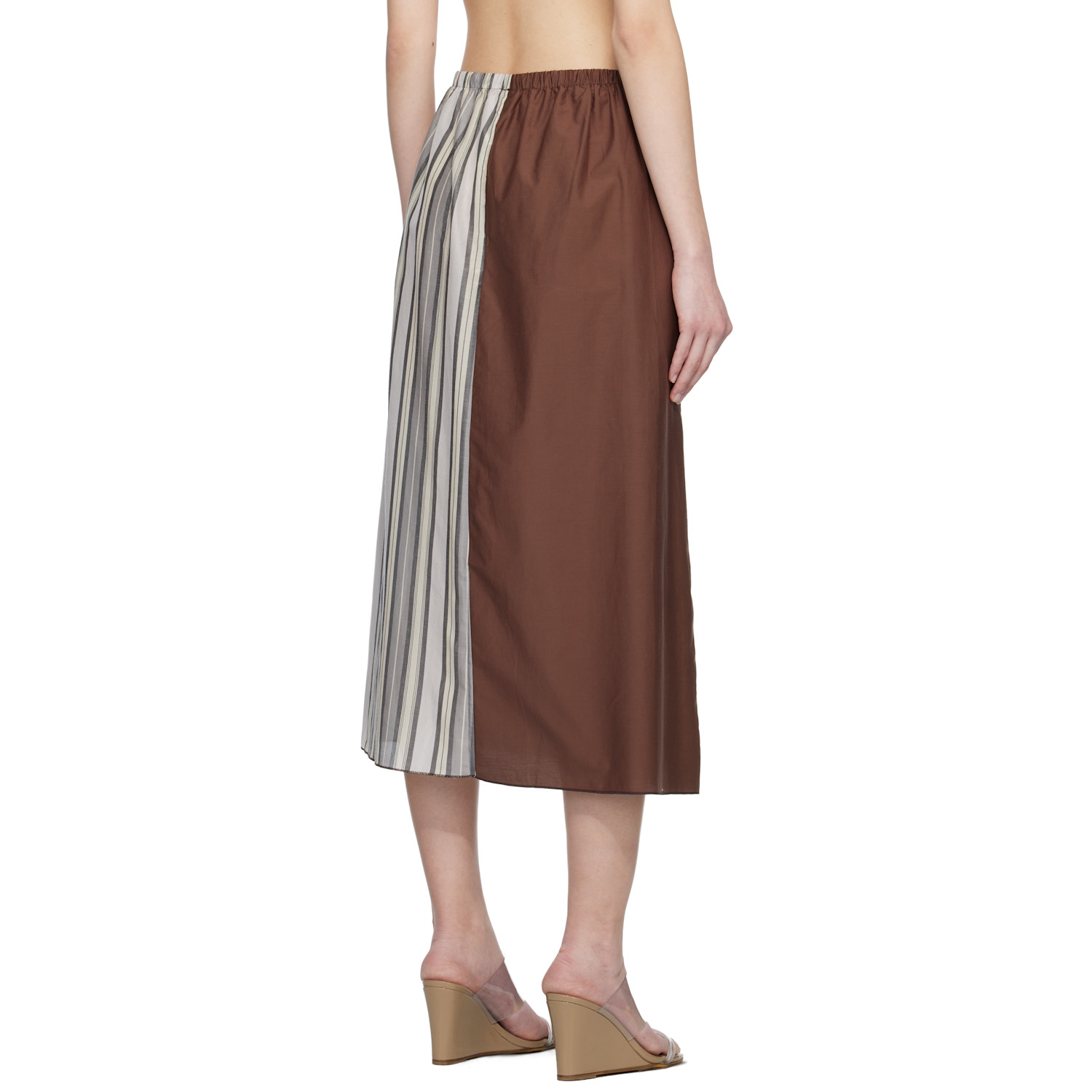  Baserange Ssense Exclusive Multicolor Vesa Midi Skirt 