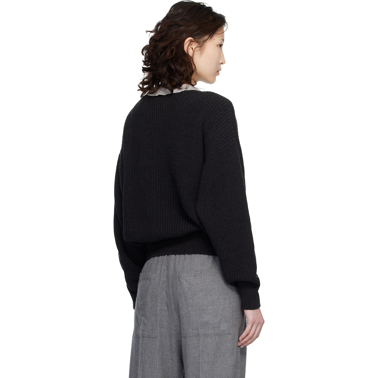  Baserange Black Mea Sweater 