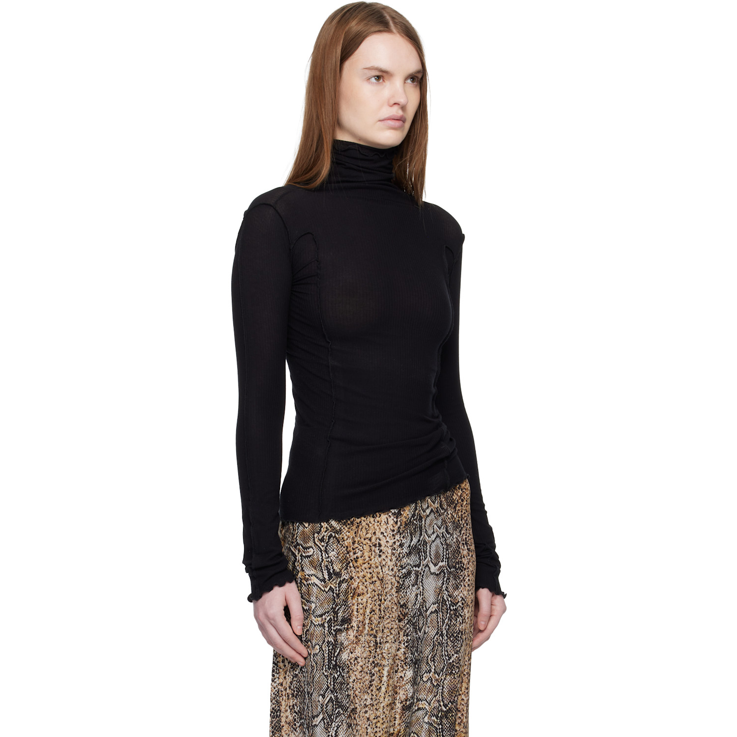  Baserange Black Omato Turtleneck 