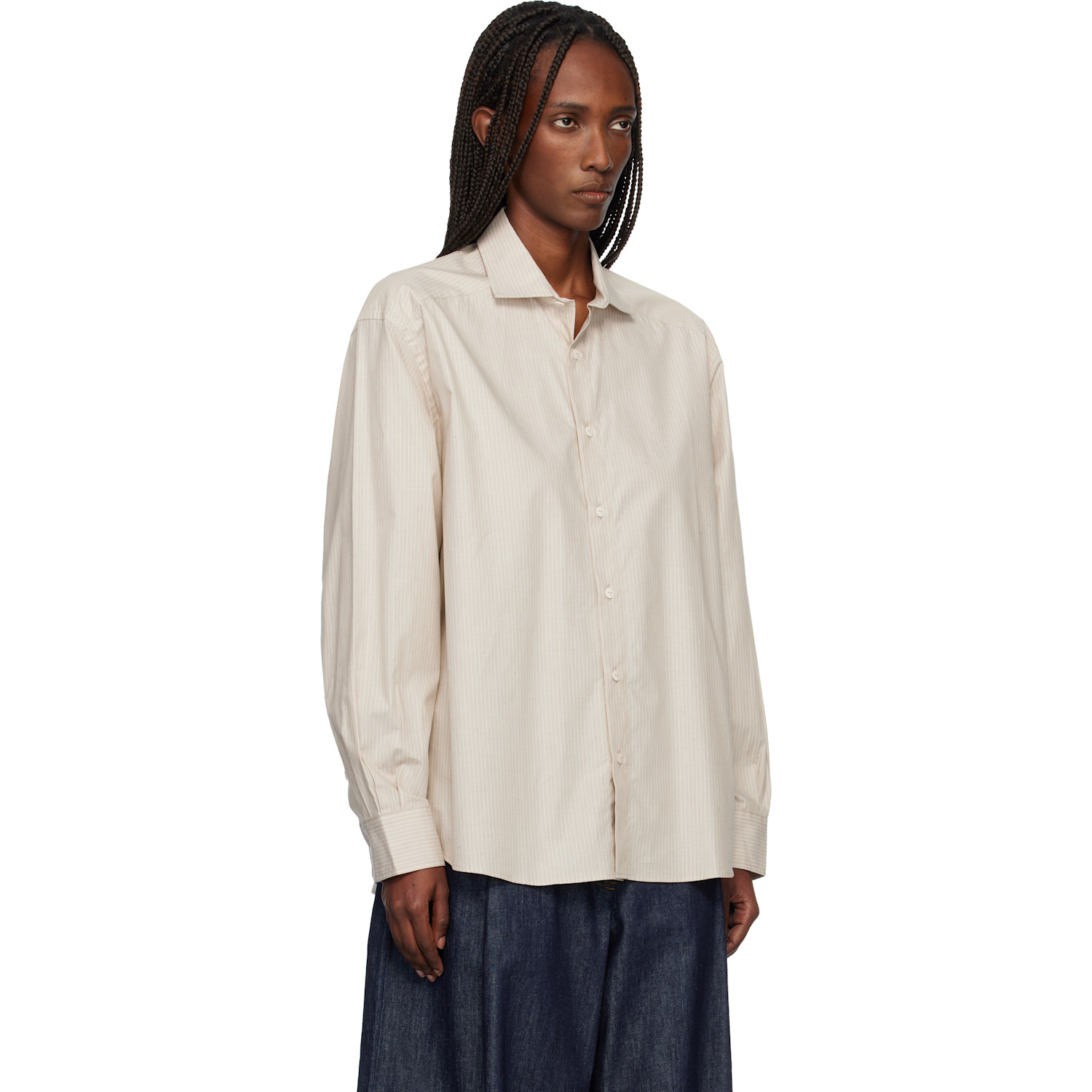  Baserange Taupe Claude Shirt 