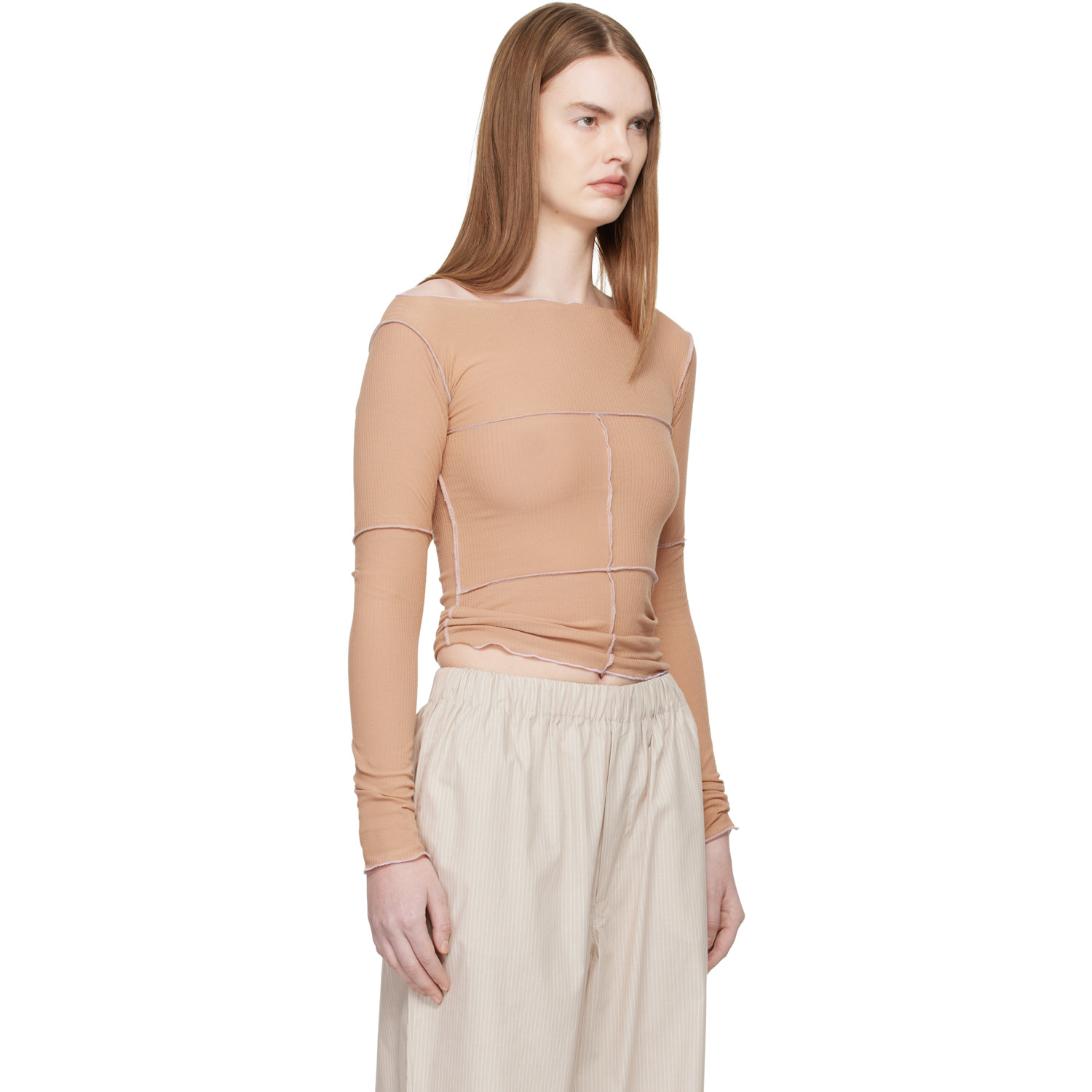  Baserange Tan Cinder Long Sleeve T-shirt 