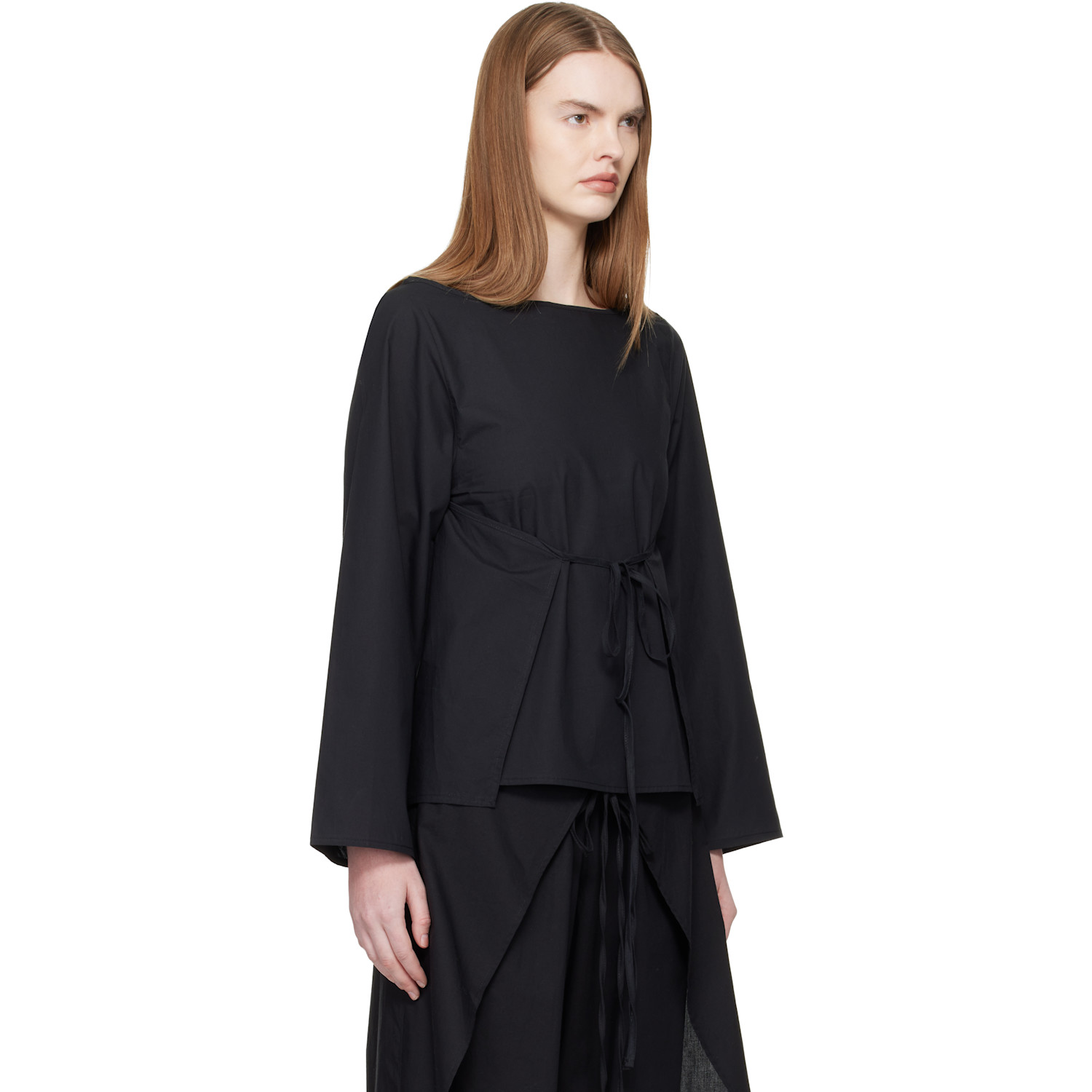  Baserange Black Decti Long Sleeve Top 