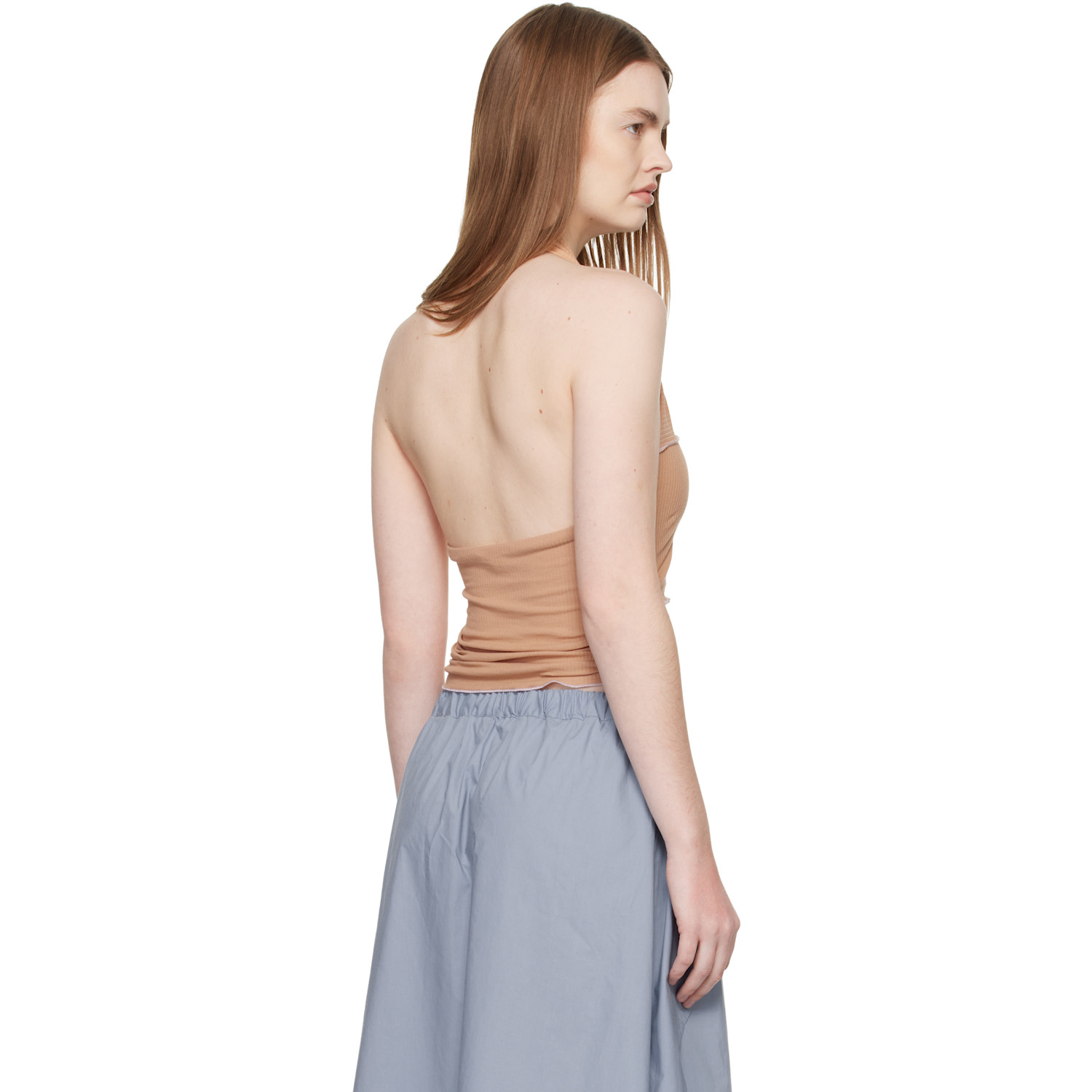  Baserange Tan Cinder Halter Top 