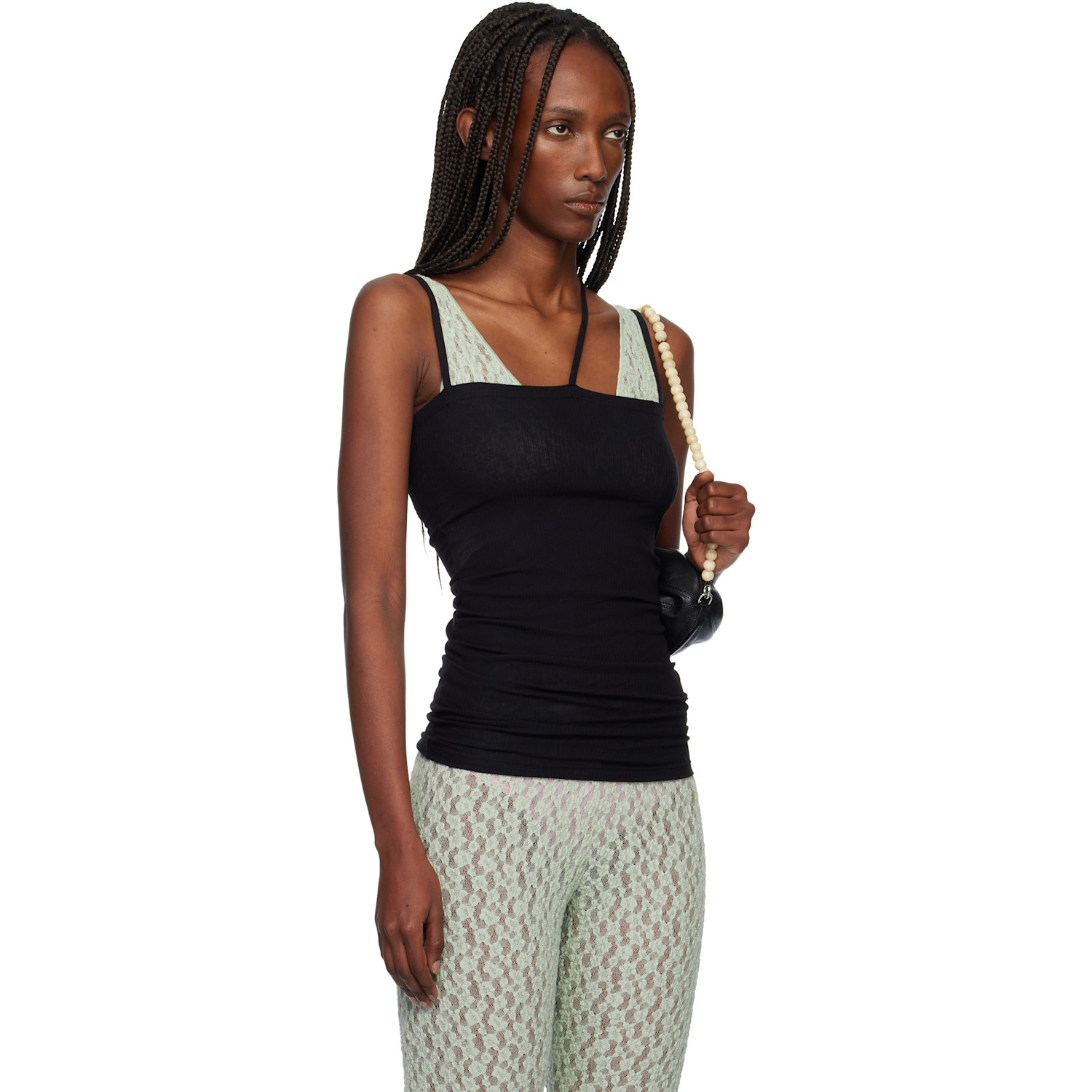  Baserange Black Nida Tank Camisole 