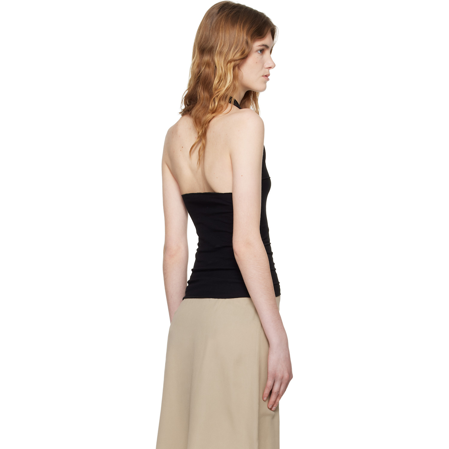  Baserange Black Cinder Halter Top 