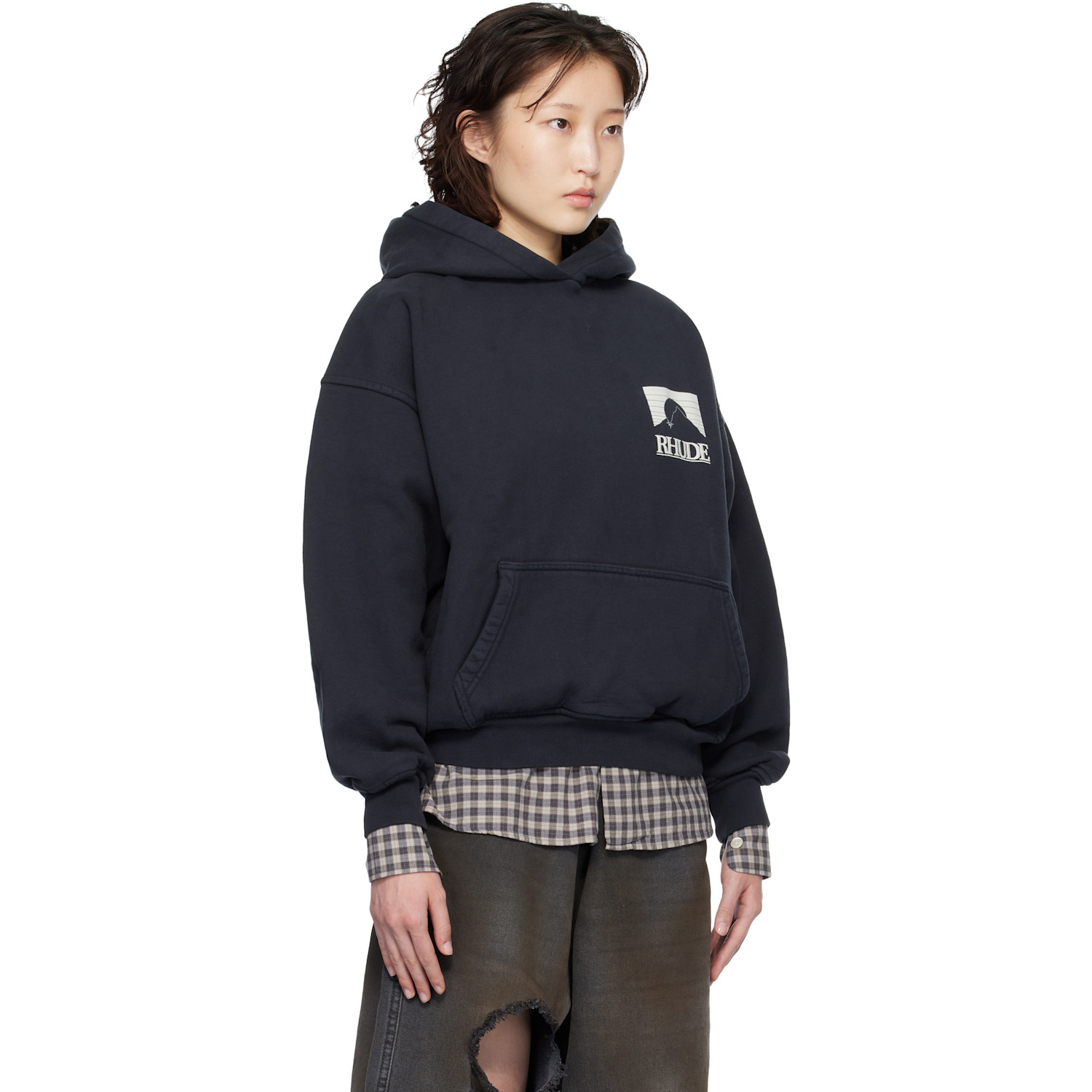  Rhude Black Moonlight Pack Hoodie 