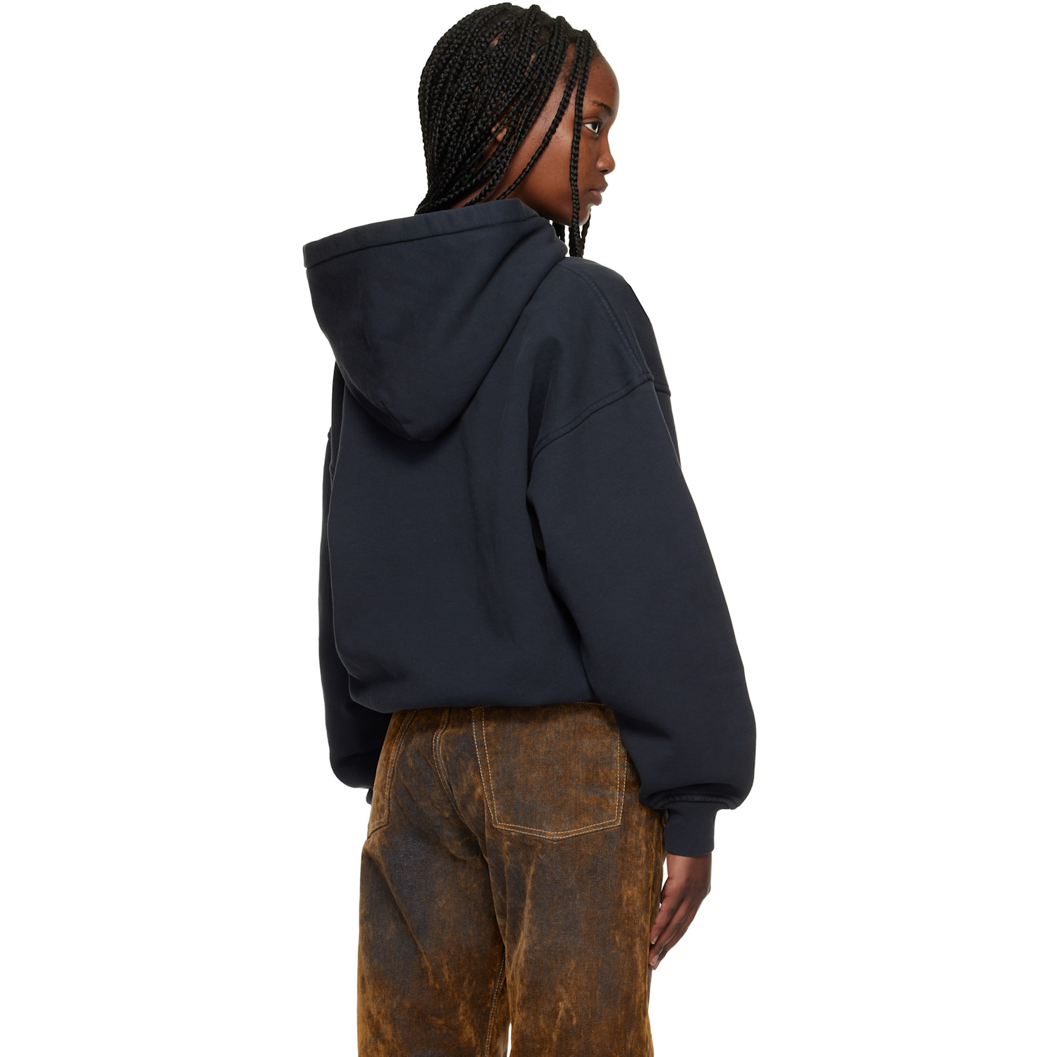  Rhude Black 'collegiate Falcons' Hoodie 