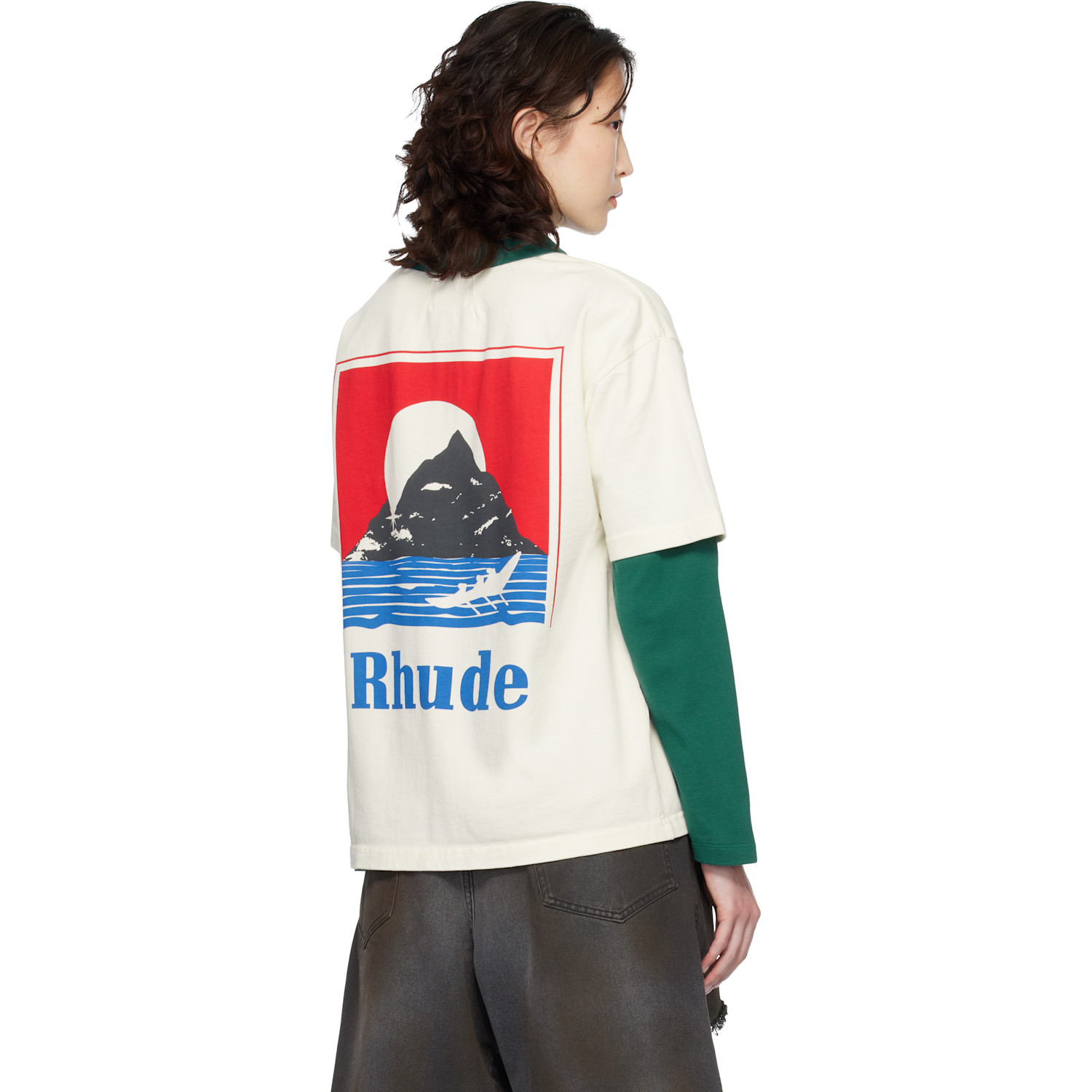  Rhude Off-white Moonlight T-shirt 