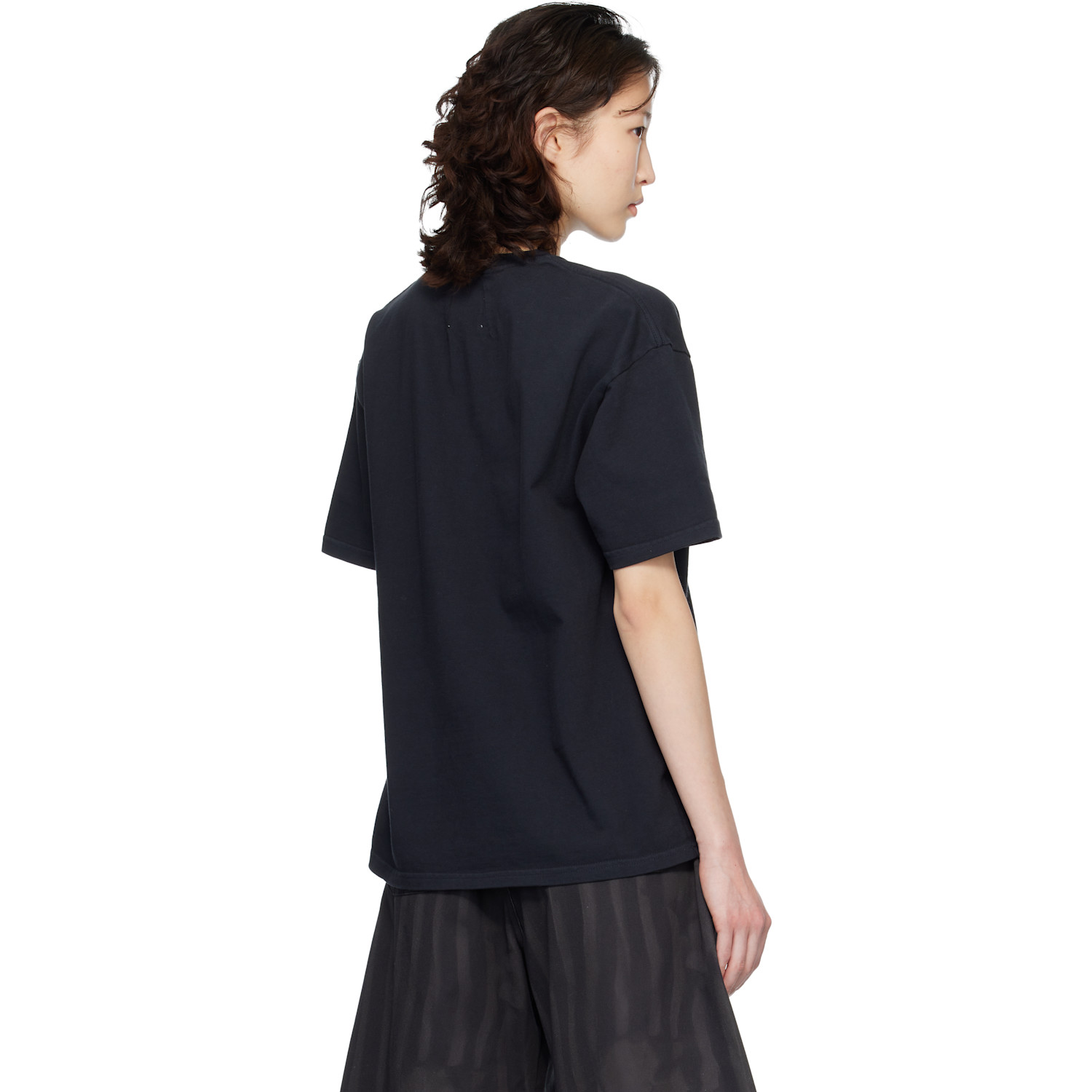  Rhude Black Usa Sailing Icon T-shirt 